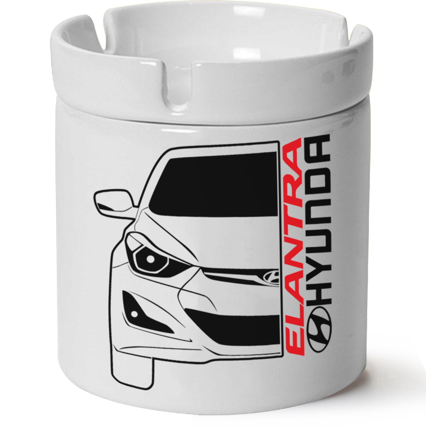 Hyundai Elentra Baskılı Porselen At Söndür Küllük