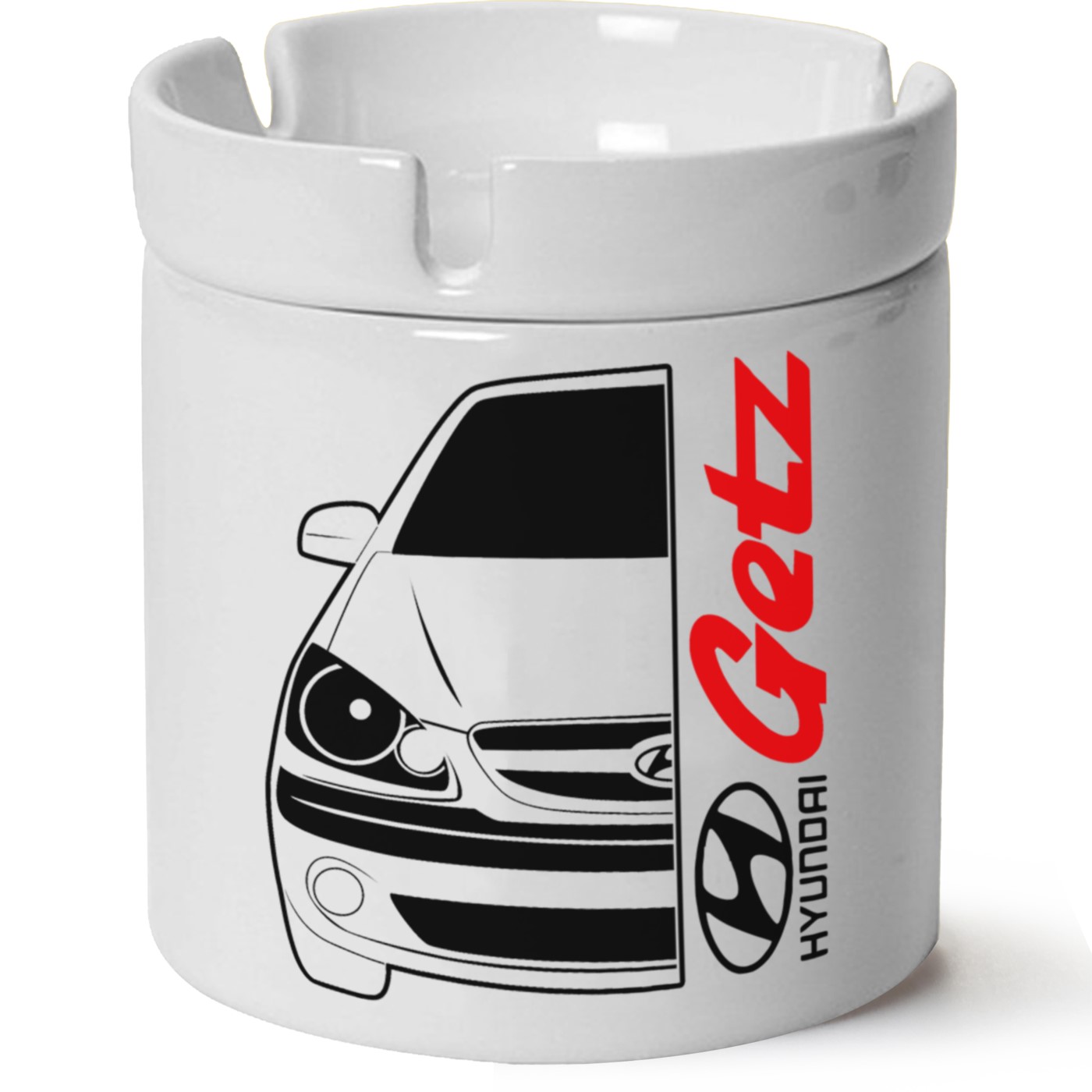 Hyundai Getz Baskılı Porselen At Söndür Küllük