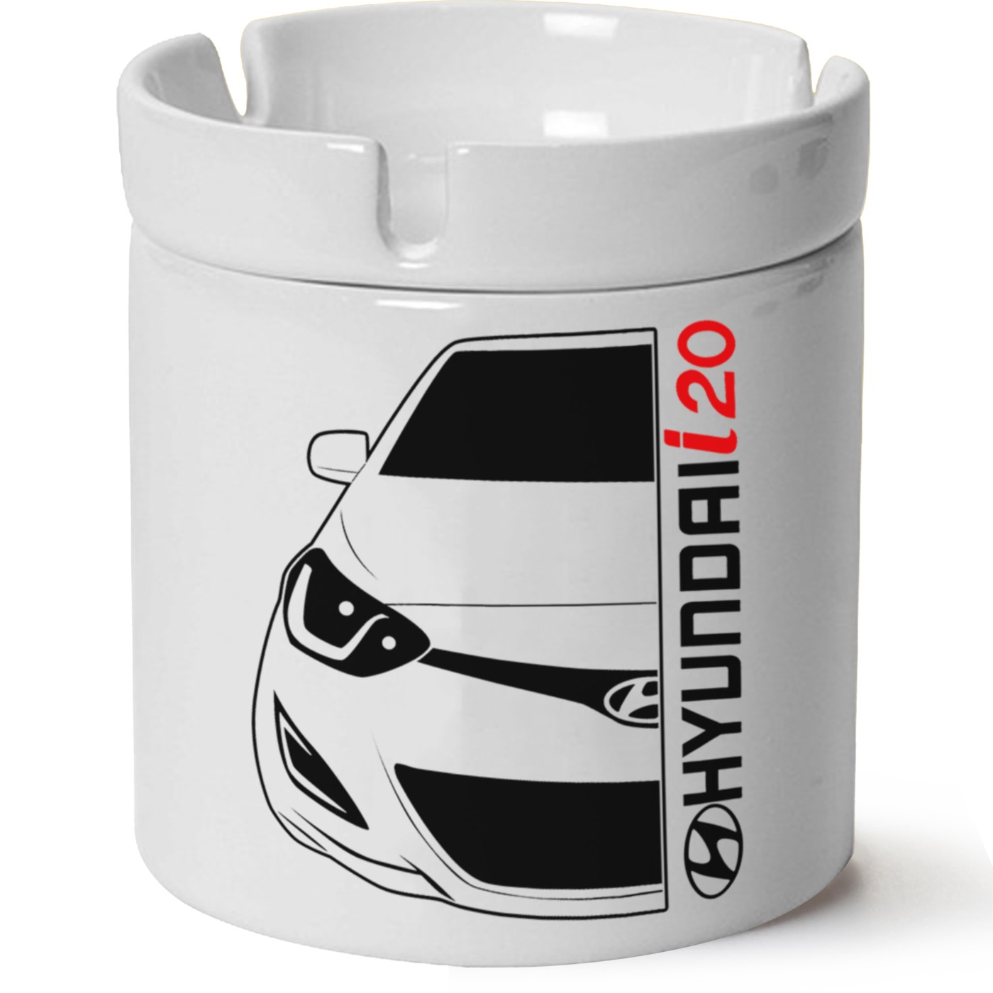 Hyundai i20 Baskılı Porselen At Söndür Küllük