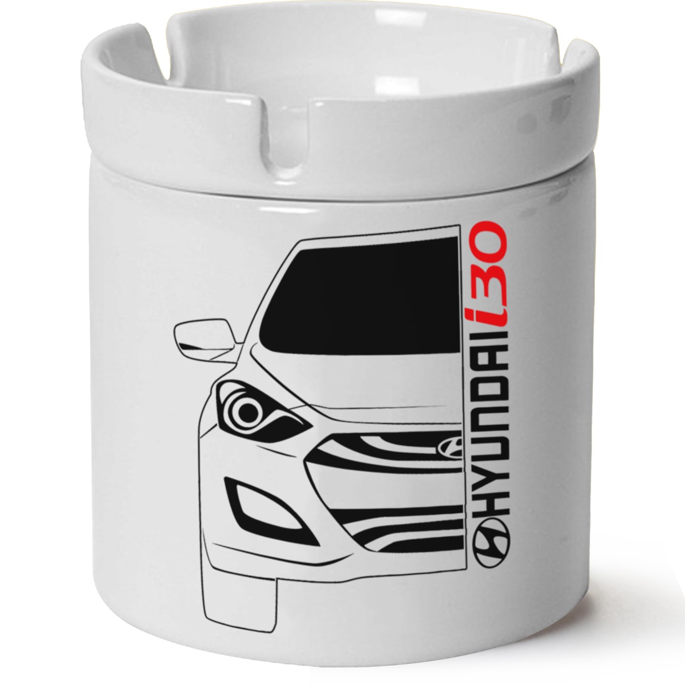 Hyundai i30 Baskılı Porselen At Söndür Küllük