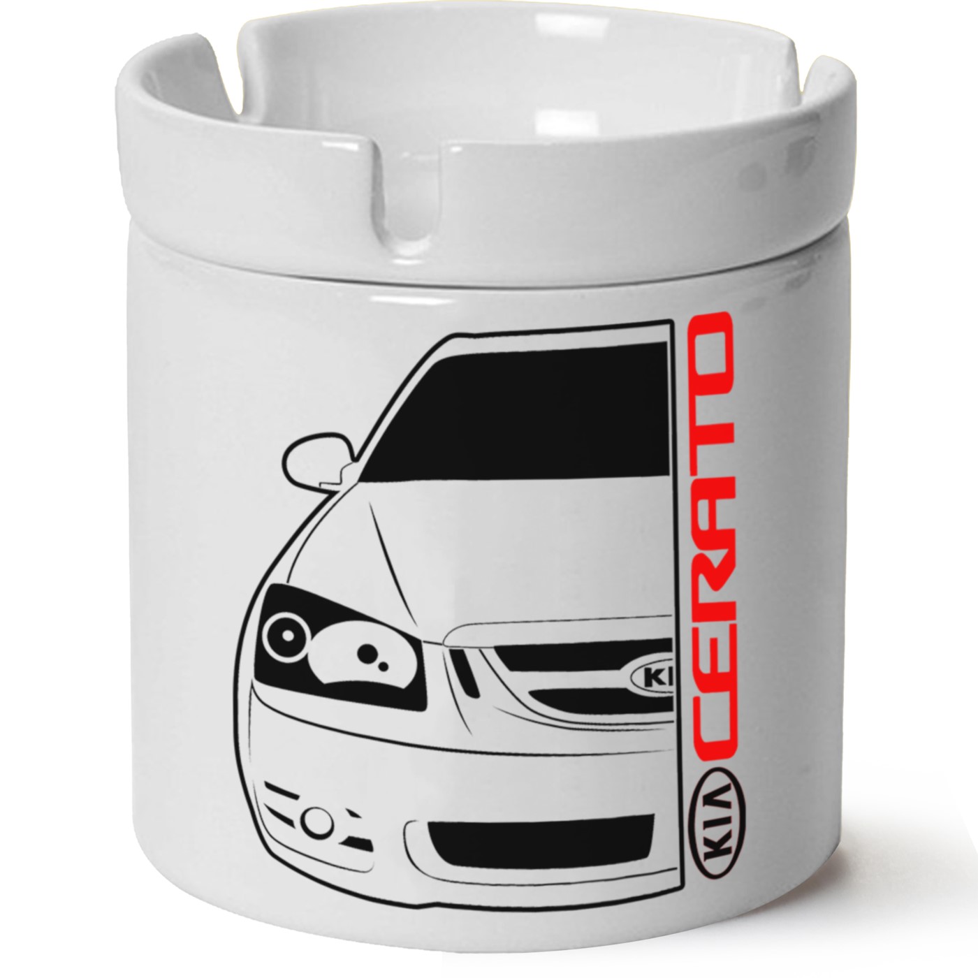 Kia Cerato Baskılı Porselen At Söndür Küllük