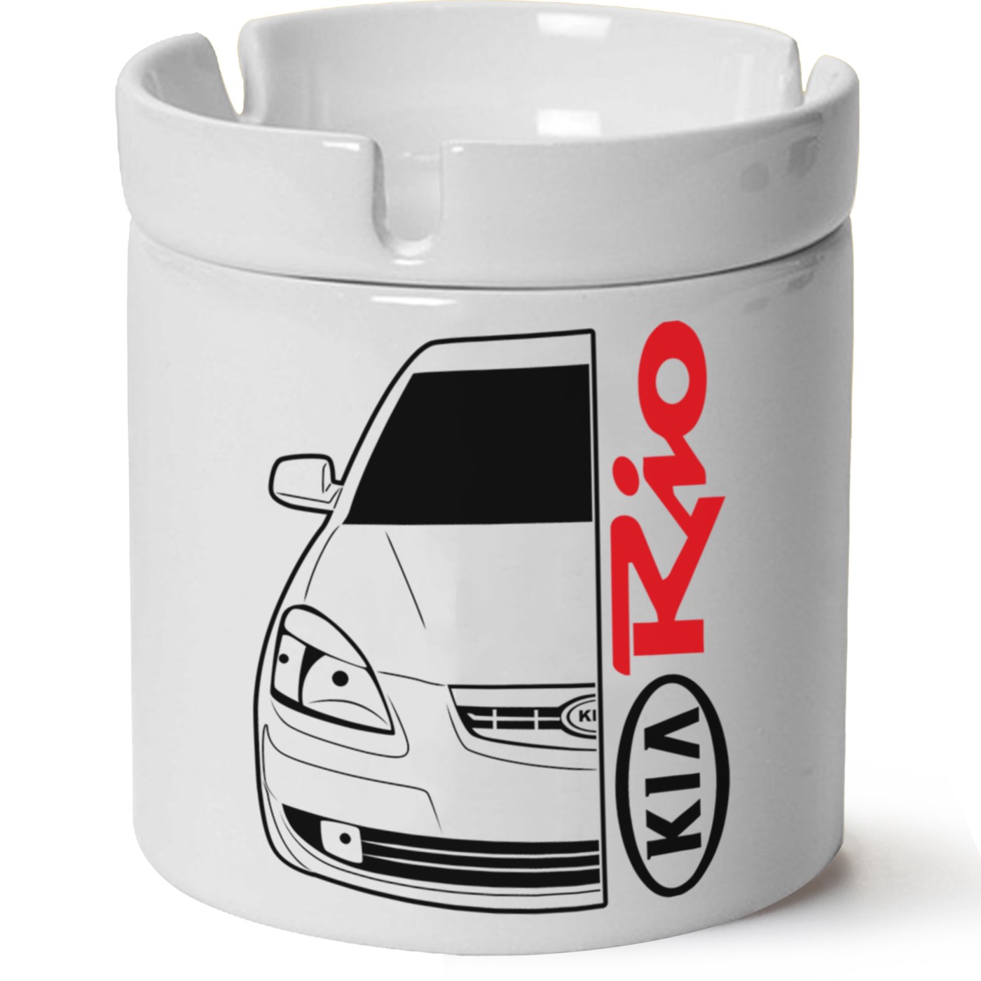 Kia Rio Baskılı Porselen At Söndür Küllük