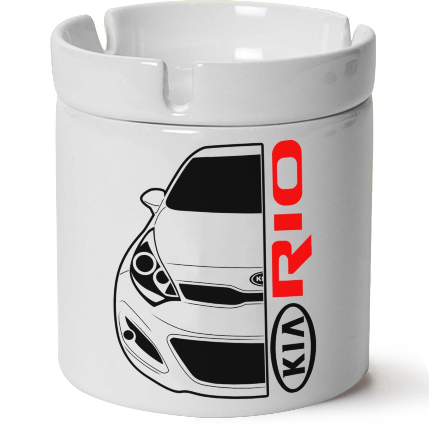 Kia Rio Baskılı Porselen At Söndür Küllük