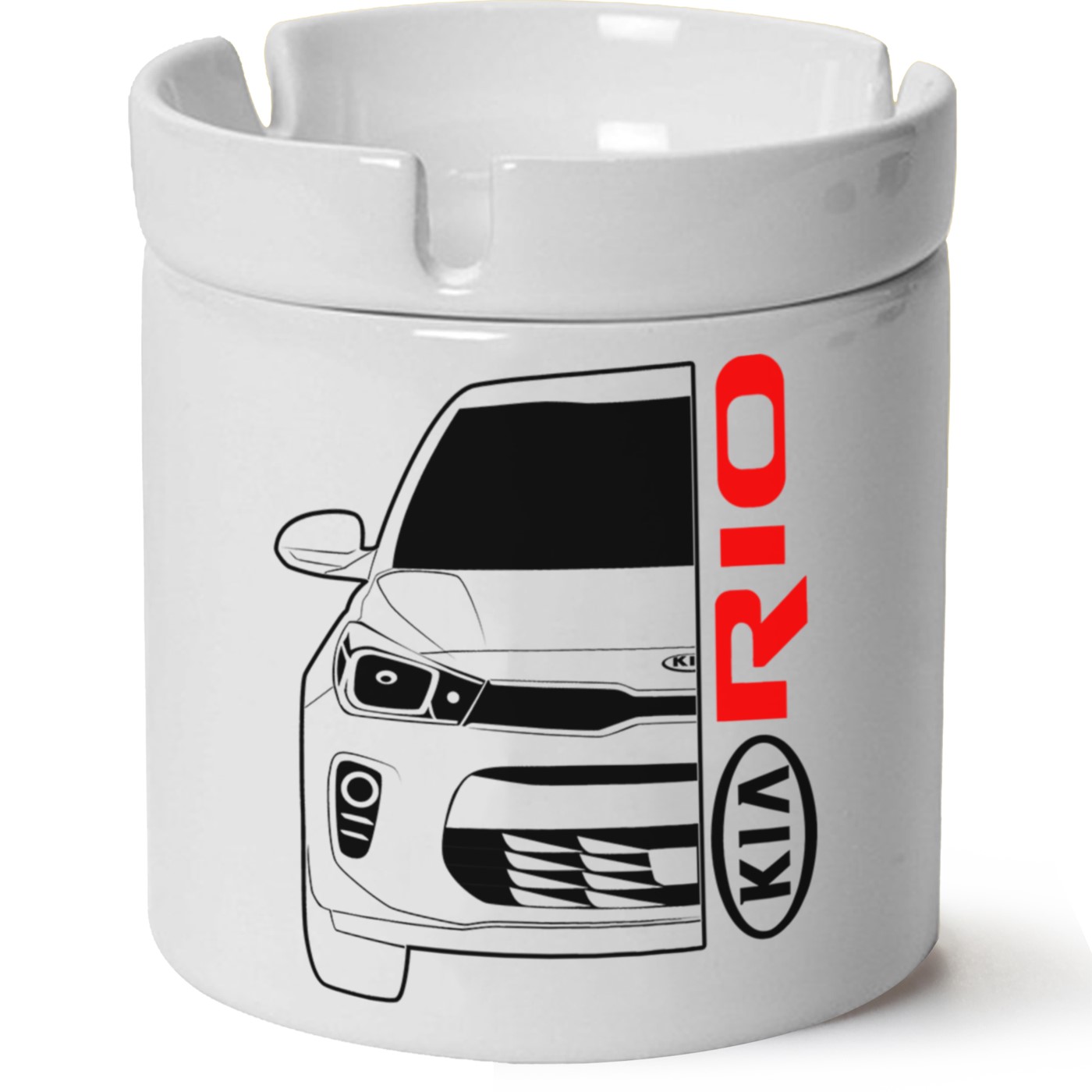 Kia Rio Baskılı Porselen At Söndür Küllük