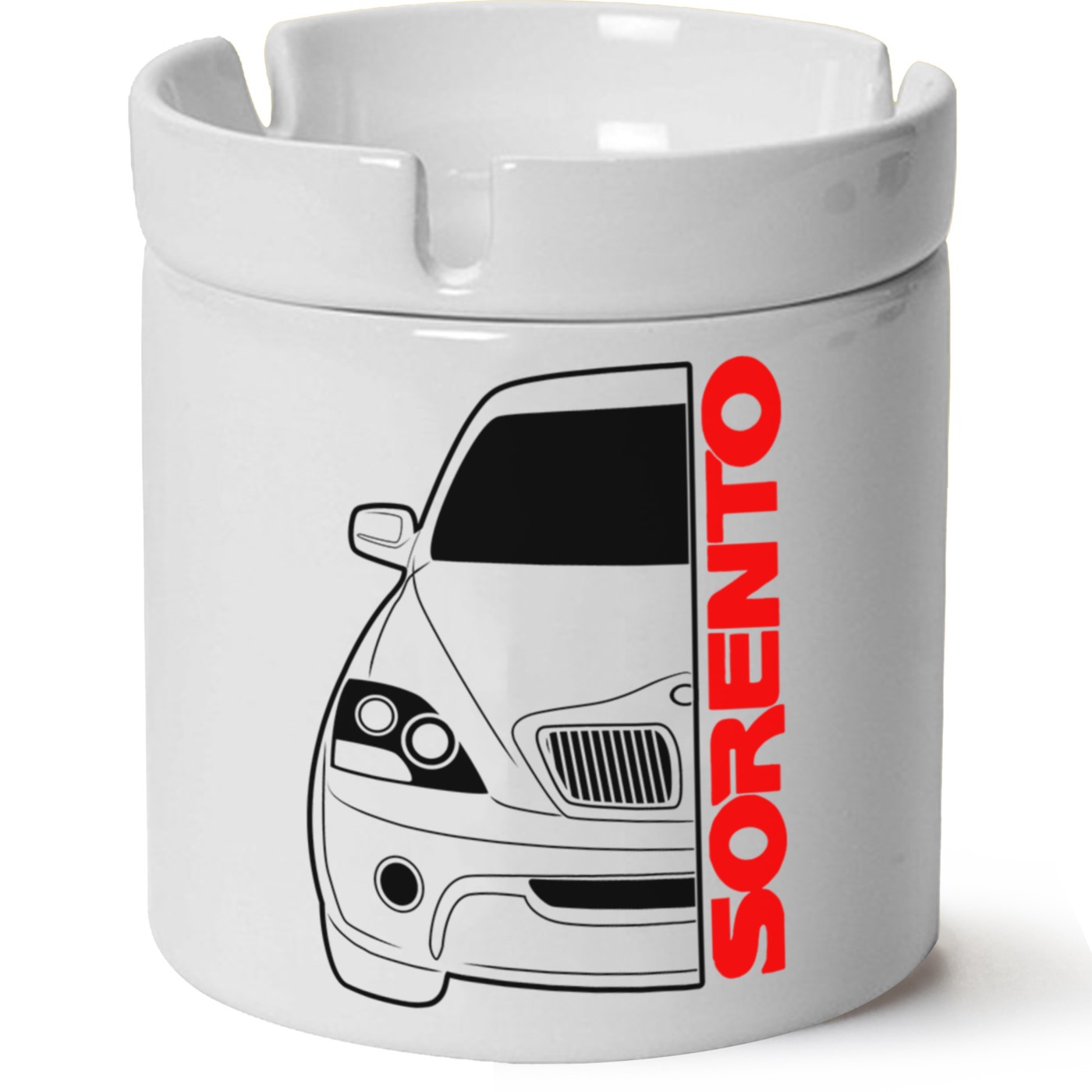 Kia Sorento Baskılı Porselen At Söndür Küllük