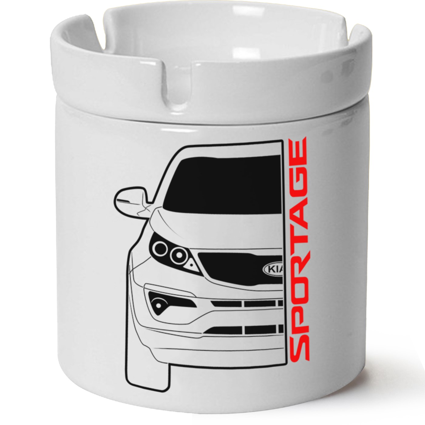 Kia Spotage Baskılı Porselen At Söndür Küllük