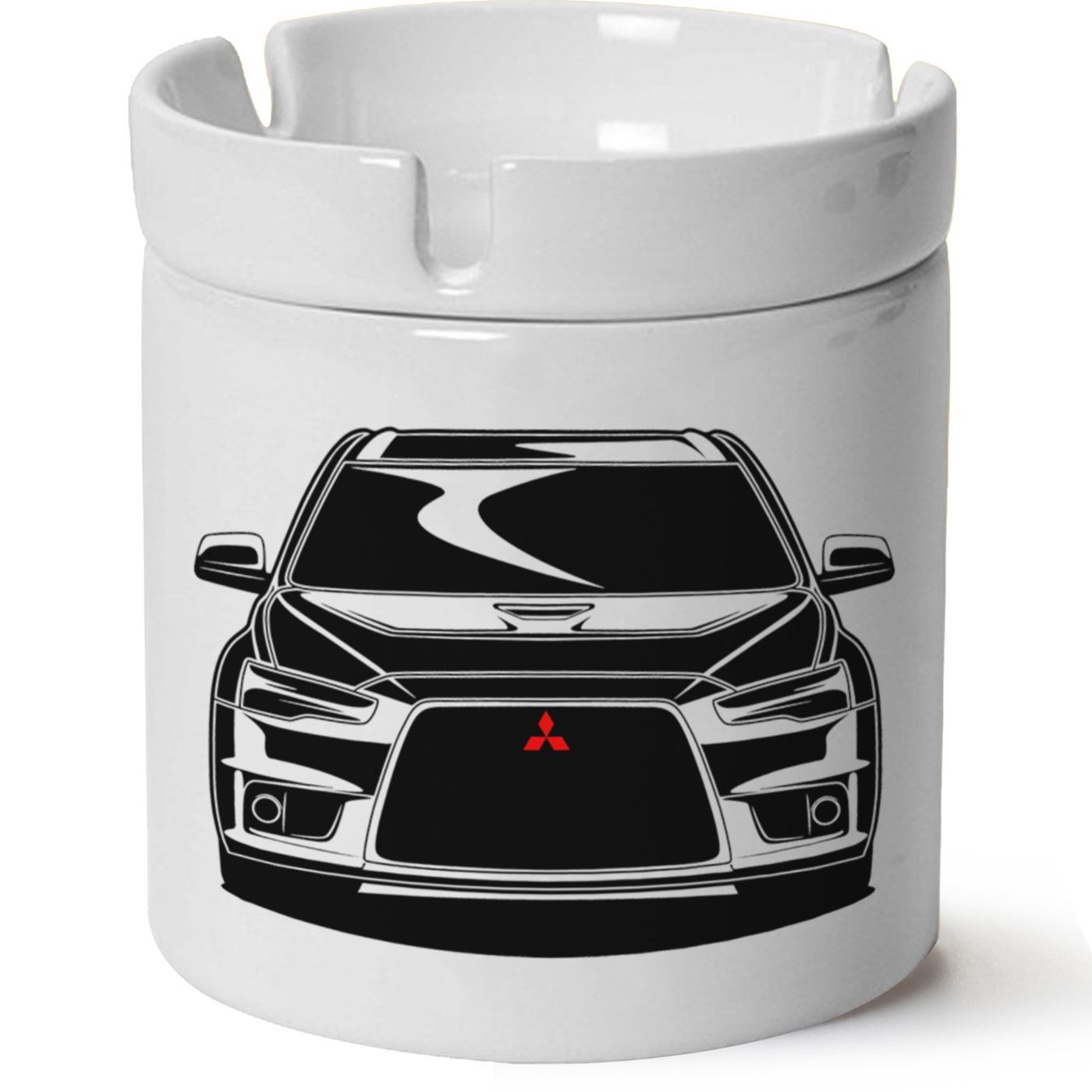 Mitsubishi Evo 10 Baskılı Porselen At Söndür Küllük