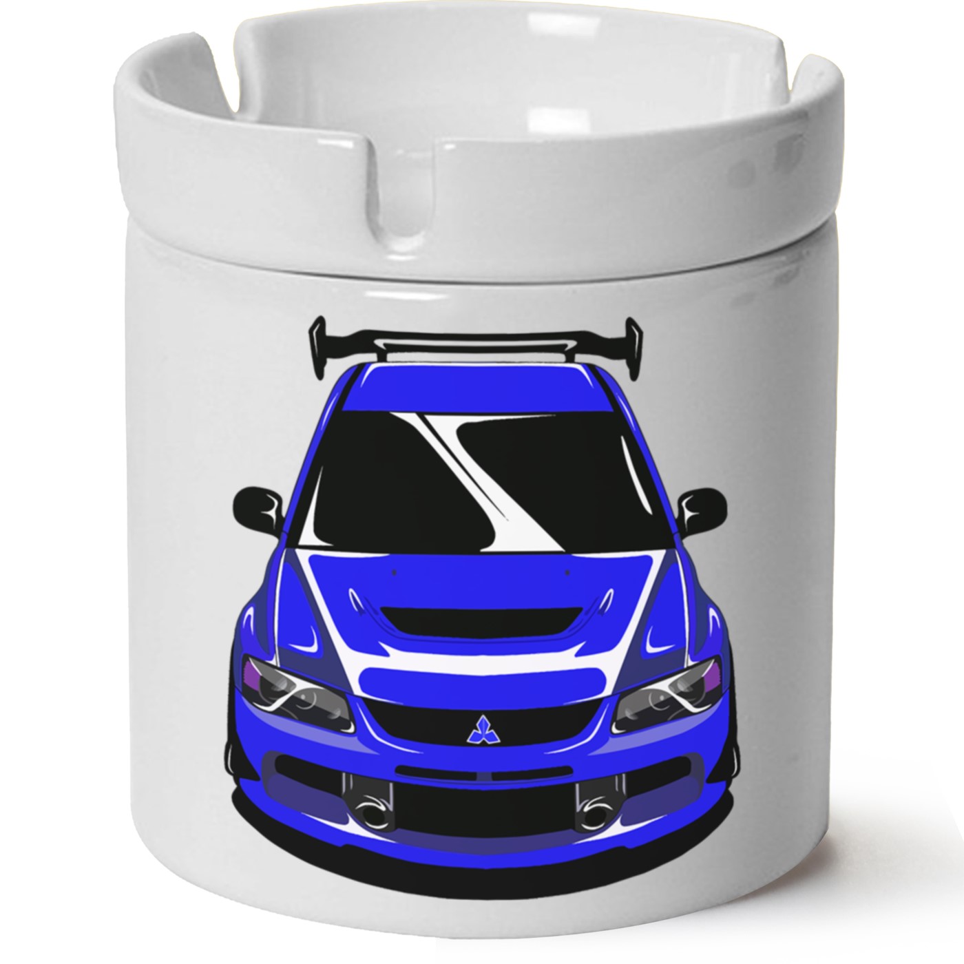 Mitsubishi Evo 9 Baskılı Porselen At Söndür Küllük