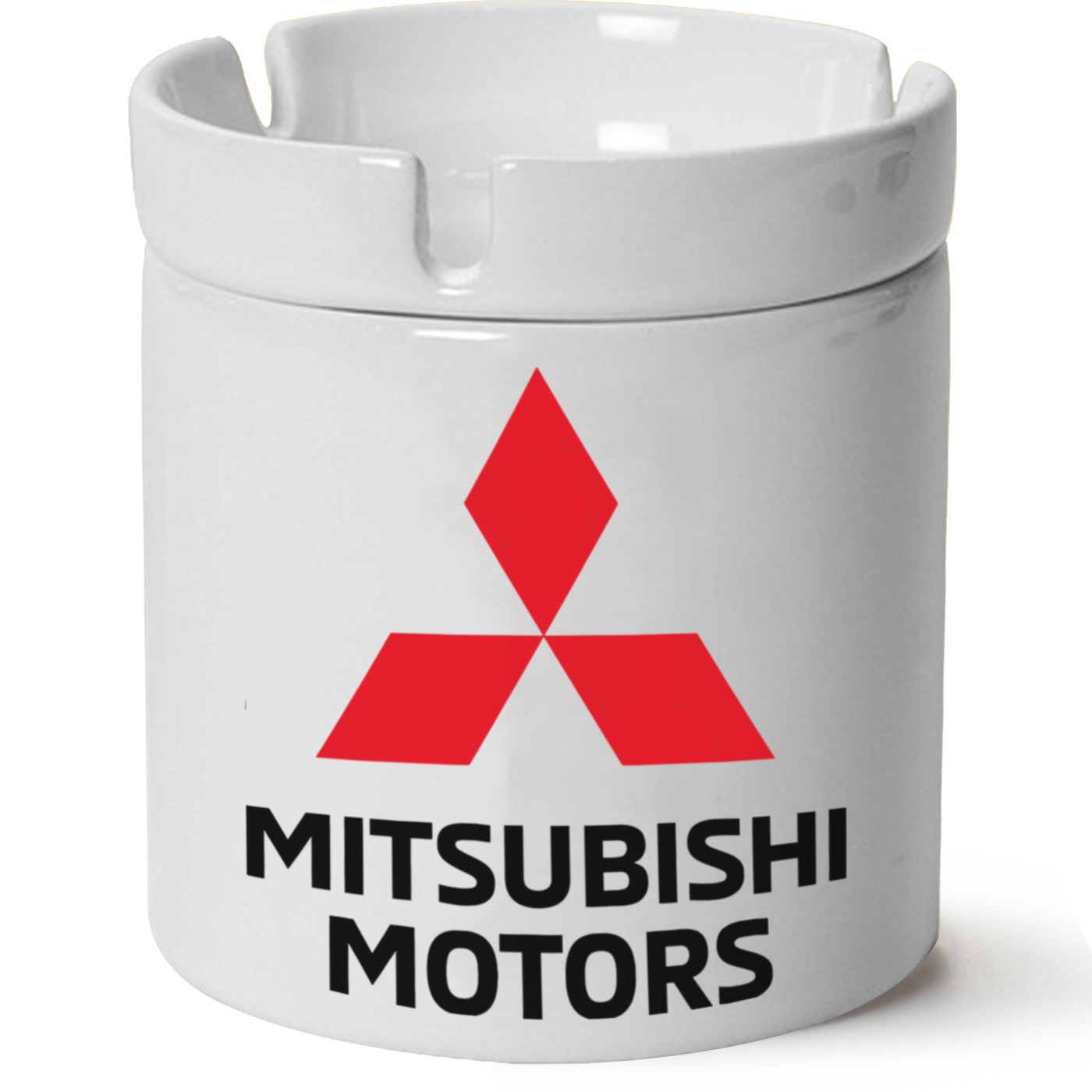 Mitsubishi Logo Baskılı Porselen At Söndür Küllük