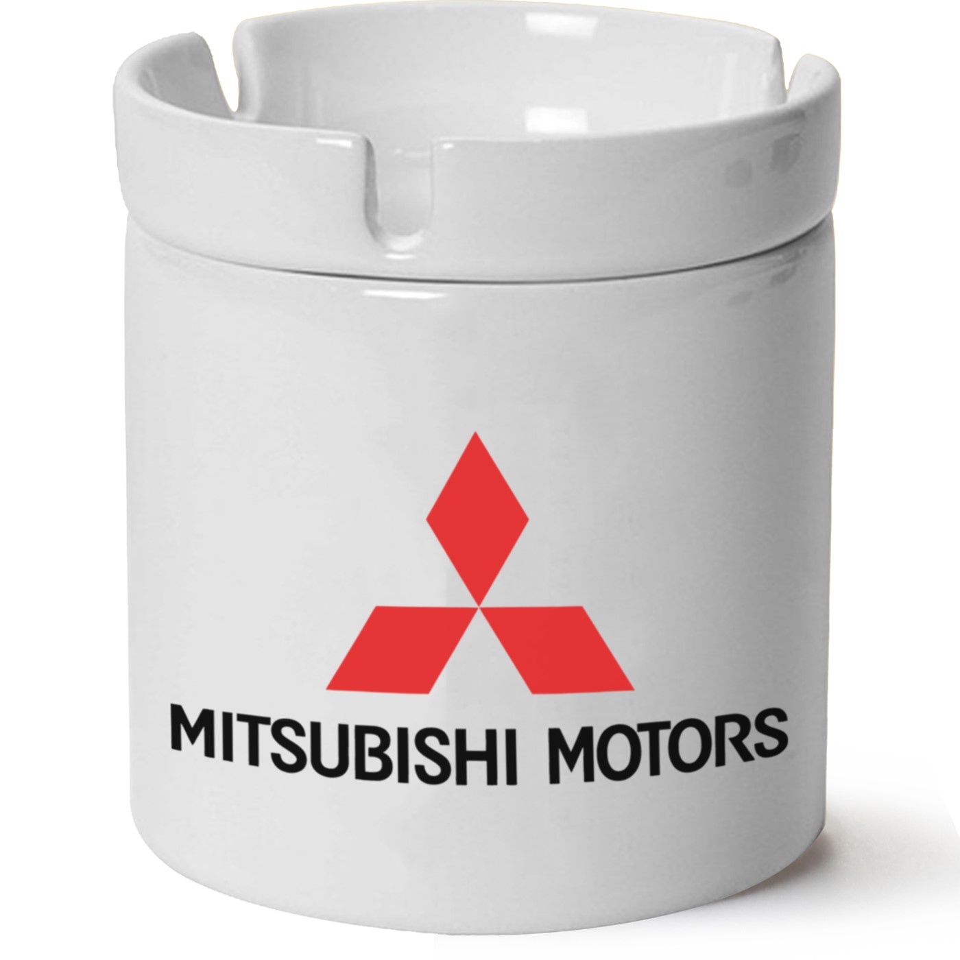 Mitsubishi Logo Baskılı Porselen At Söndür Küllük
