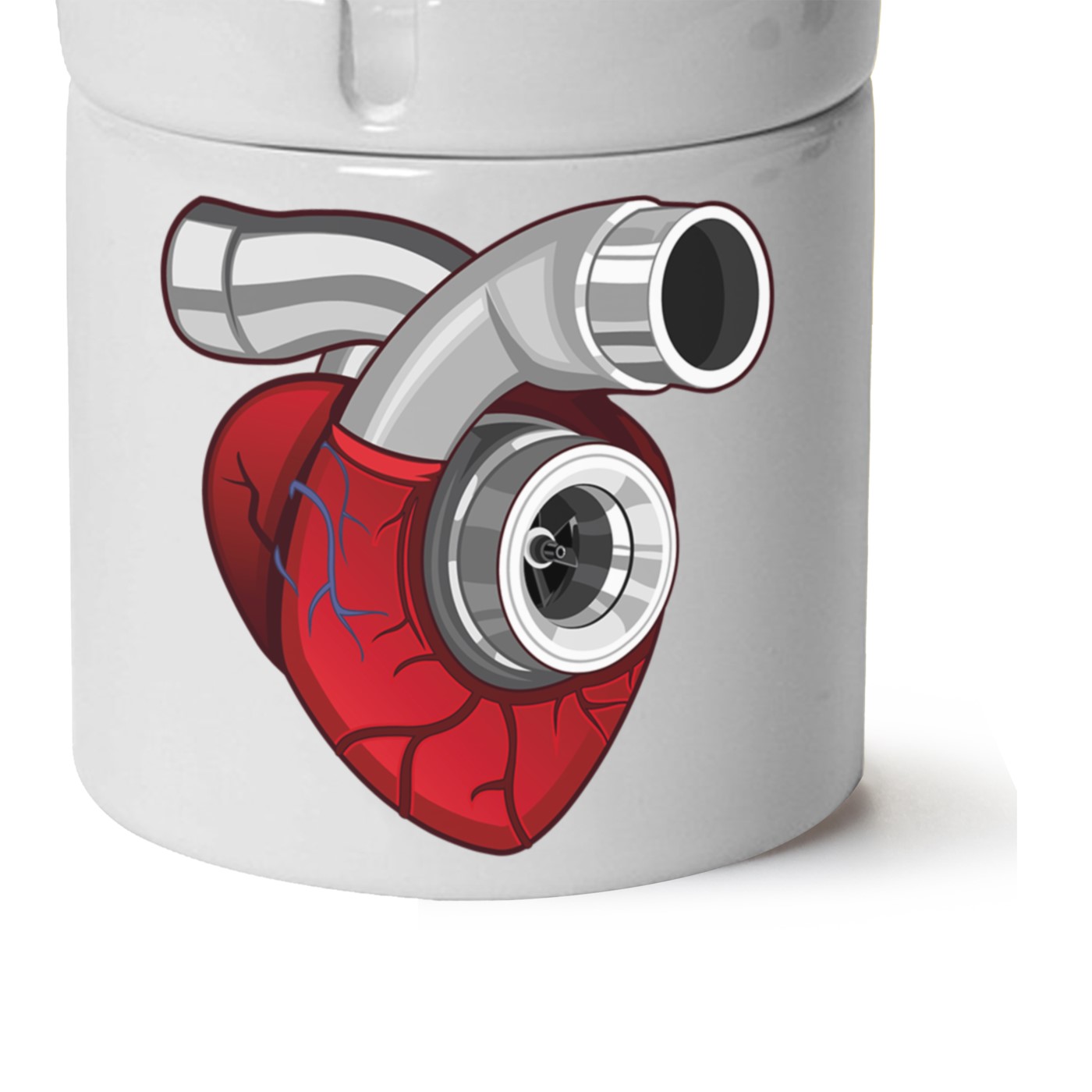 Turbo Baskılı Porselen At Söndür Küllük