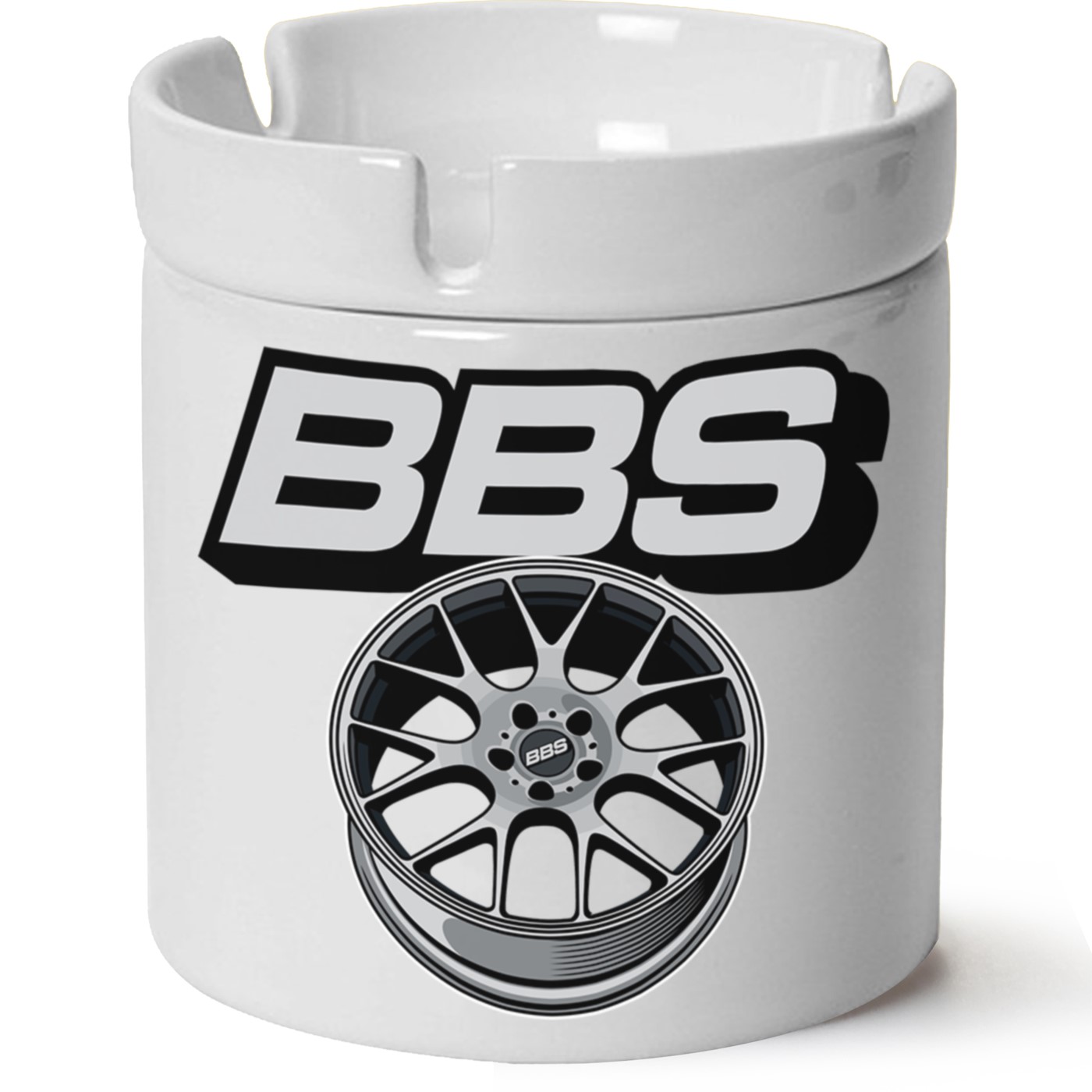 Bbs Jant Baskılı Porselen At Söndür Küllük