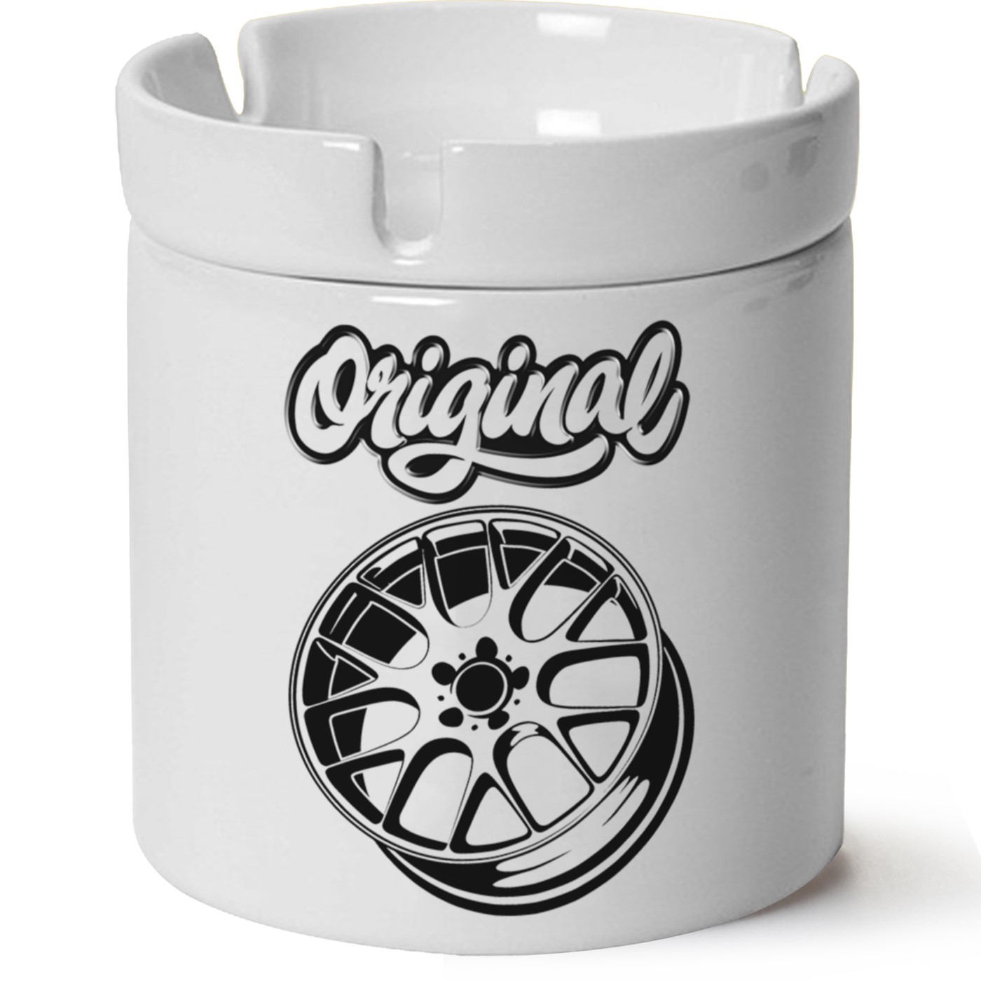 Bbs Jant Baskılı Porselen At Söndür Küllük