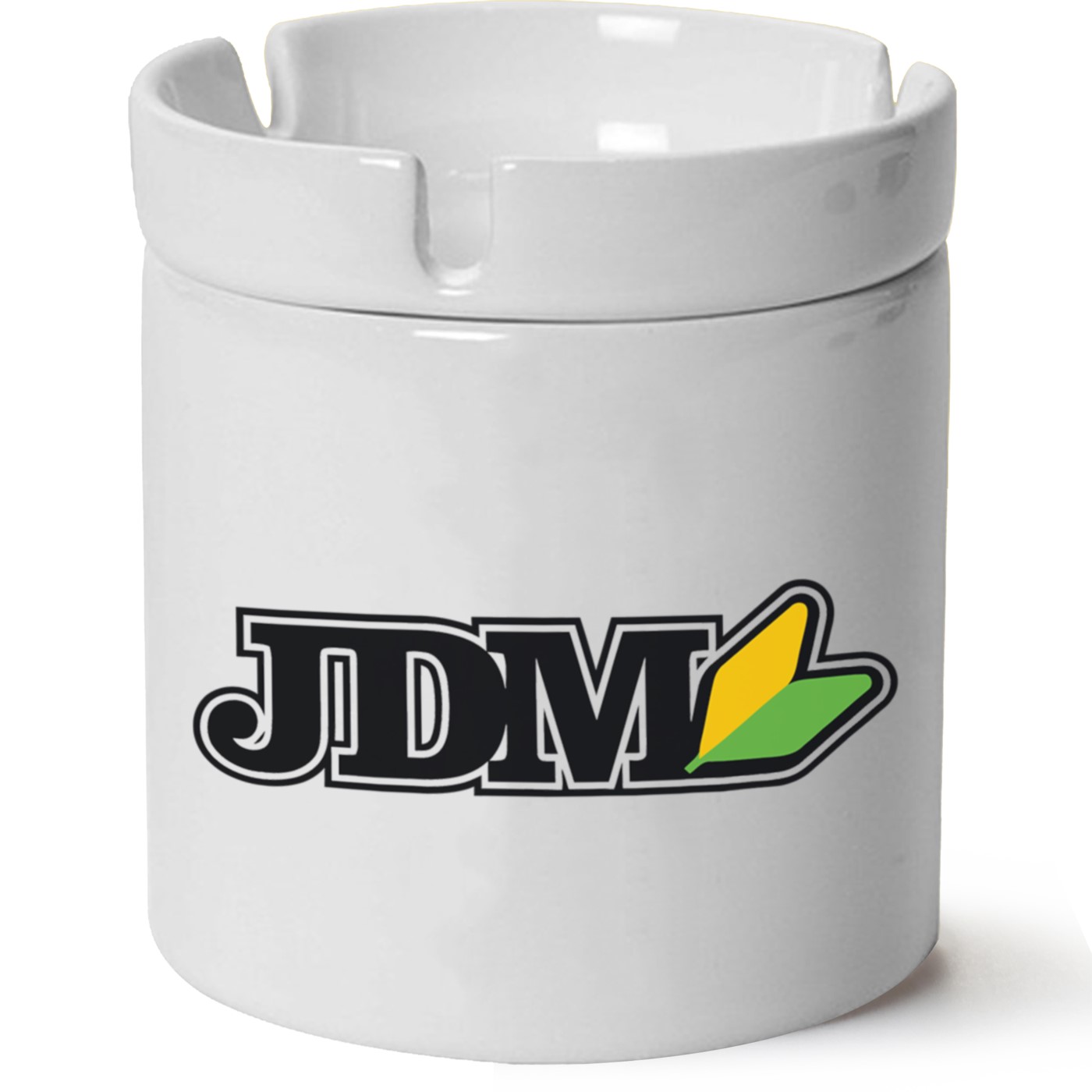 JdmLogo Baskılı Porselen At Söndür Küllük