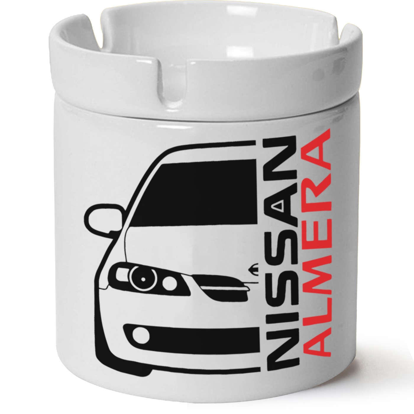 Nissan Almera Baskılı Porselen At Söndür Küllük