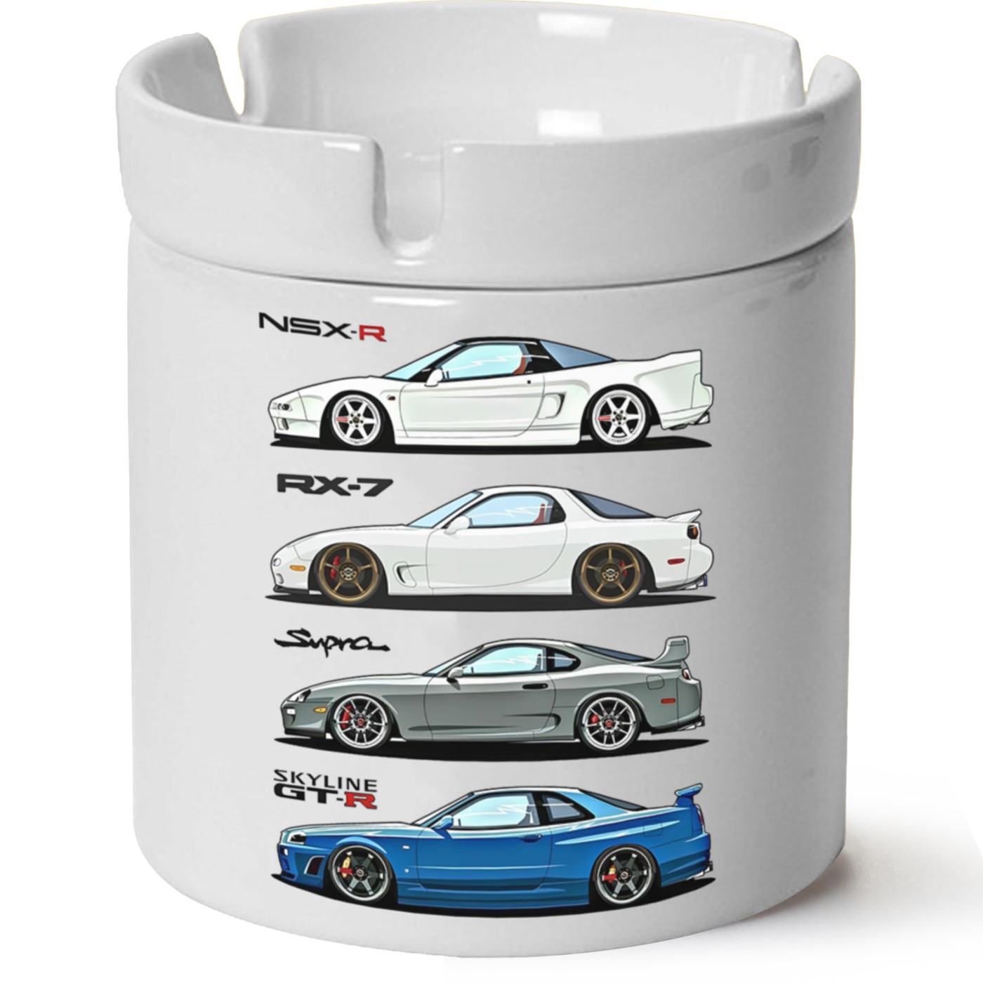 Nissan Jdm Baskılı Porselen At Söndür Küllük