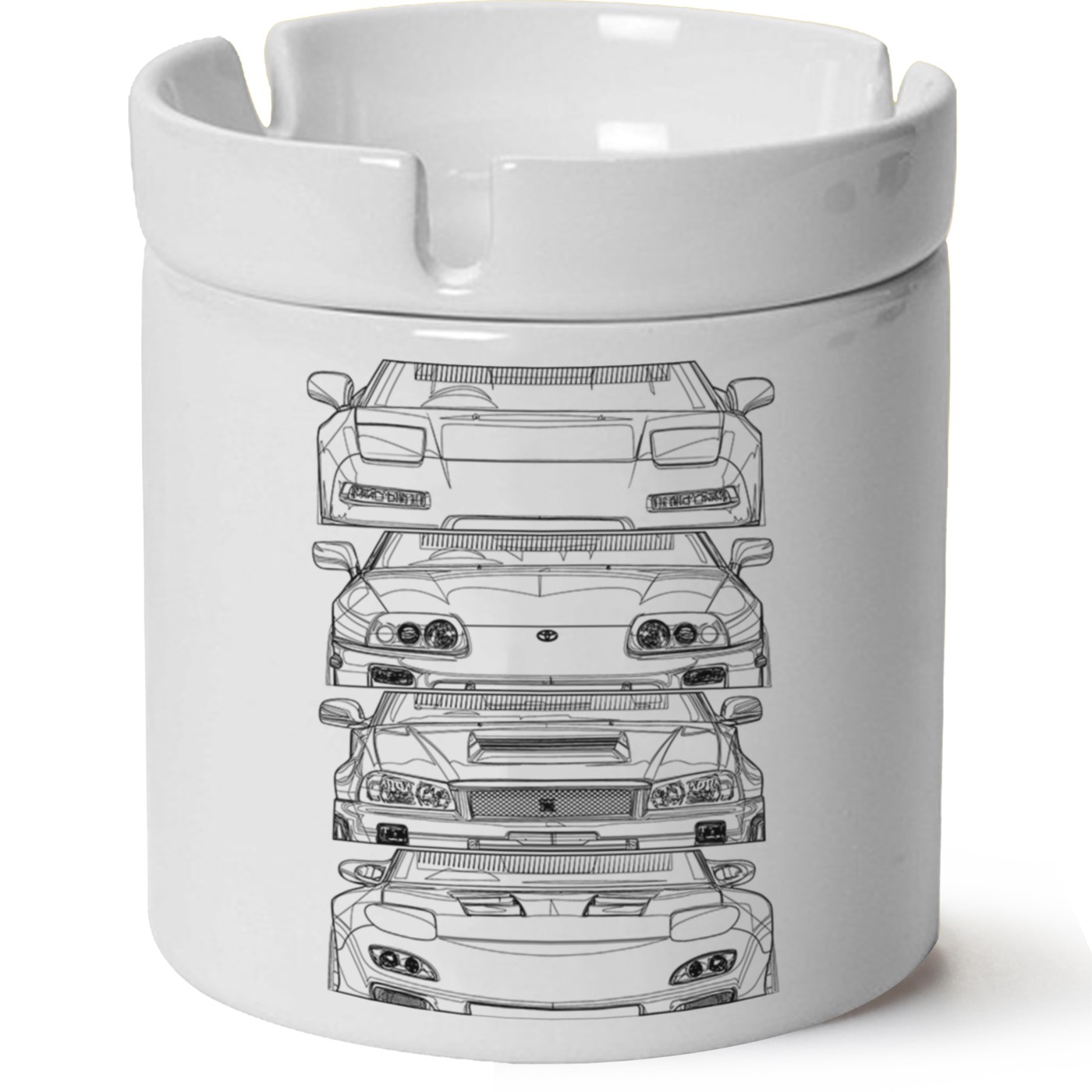 Nissan Jdm Baskılı Porselen At Söndür Küllük