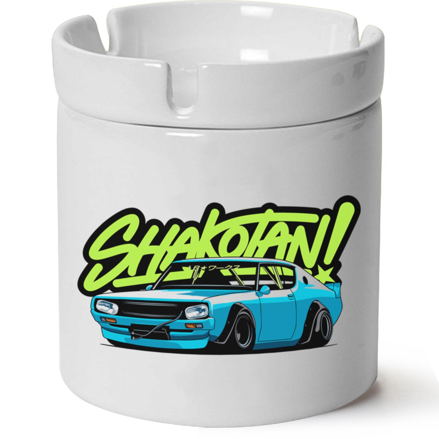 Nissan Jdm Baskılı Porselen At Söndür Küllük