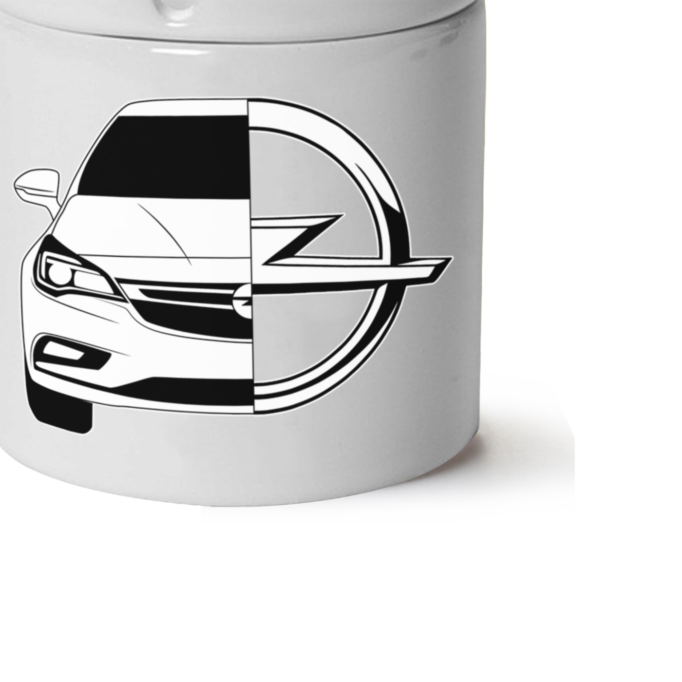 Opel Astra K Baskılı Porselen At Söndür Küllük