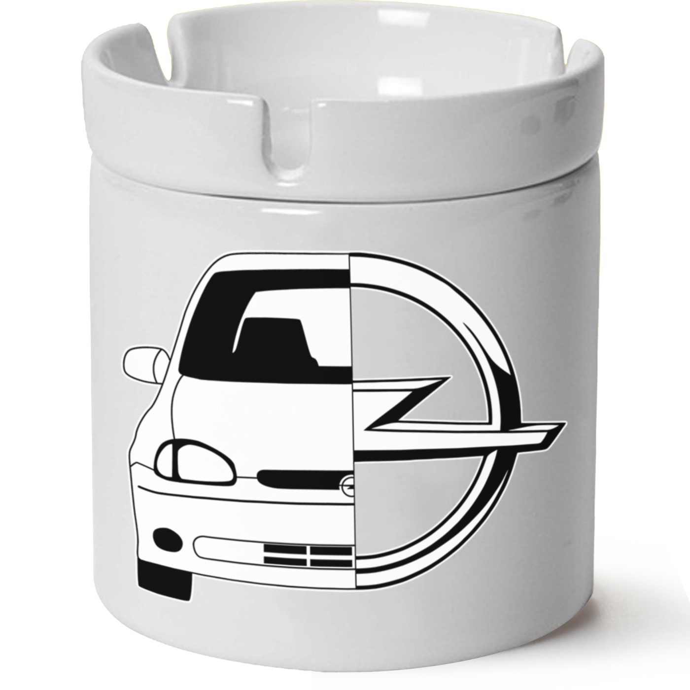 Opel Corsa B Baskılı Porselen At Söndür Küllük