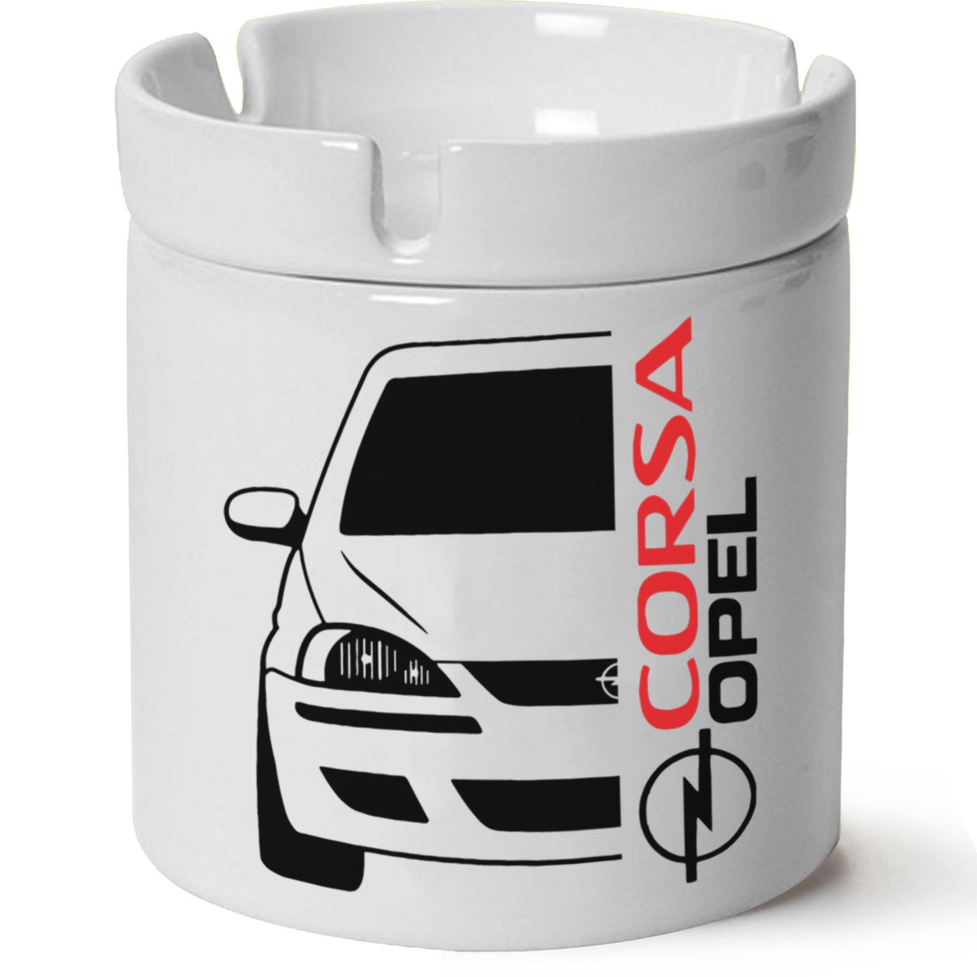 Opel Corsa C Baskılı Porselen At Söndür Küllük