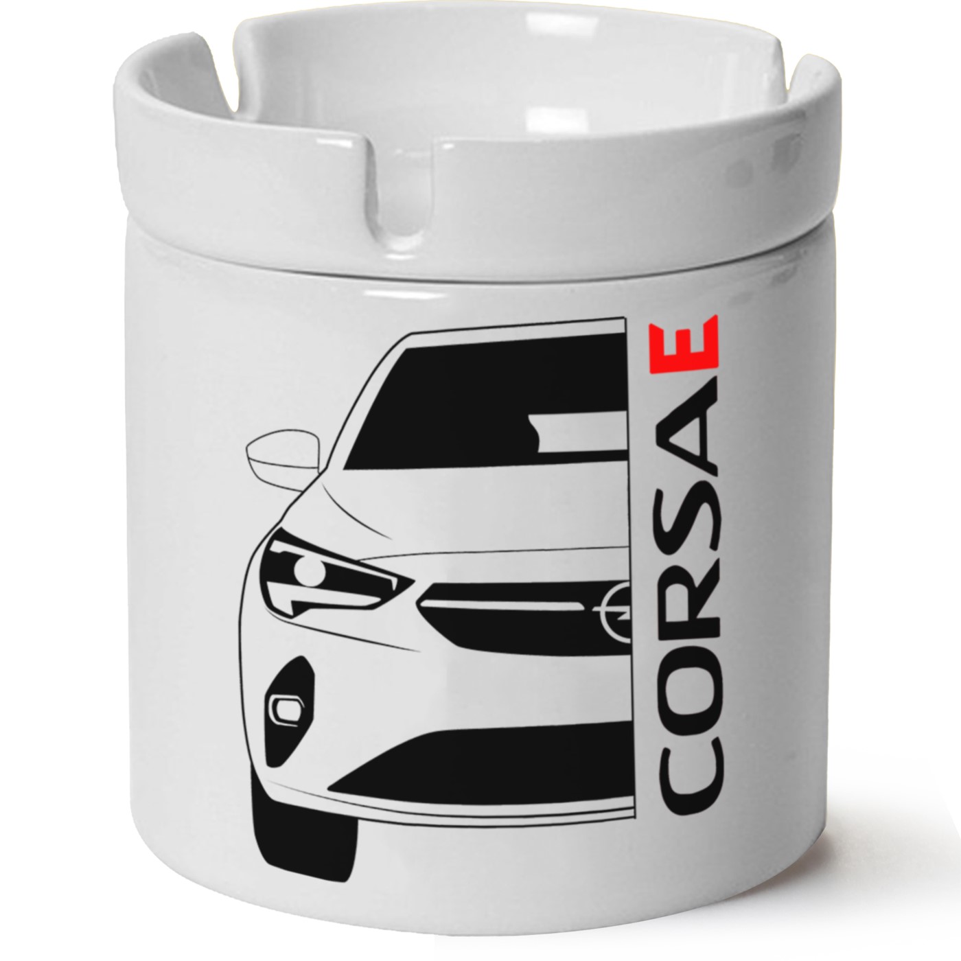 Opel Corsa E Baskılı Porselen At Söndür Küllük