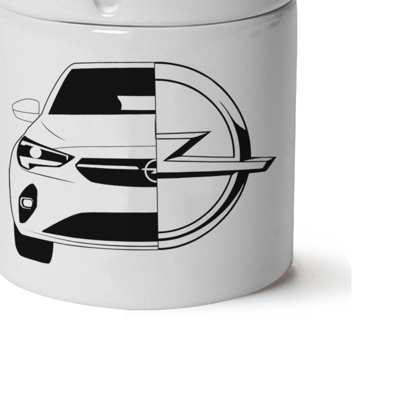 Opel Corsa E Baskılı Porselen At Söndür Küllük