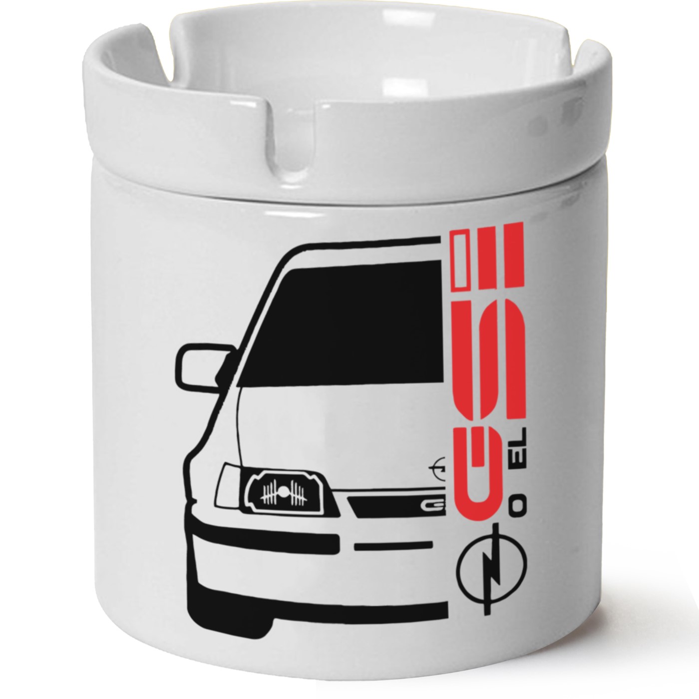 Opel KadettGSI Baskılı Porselen At Söndür Küllük