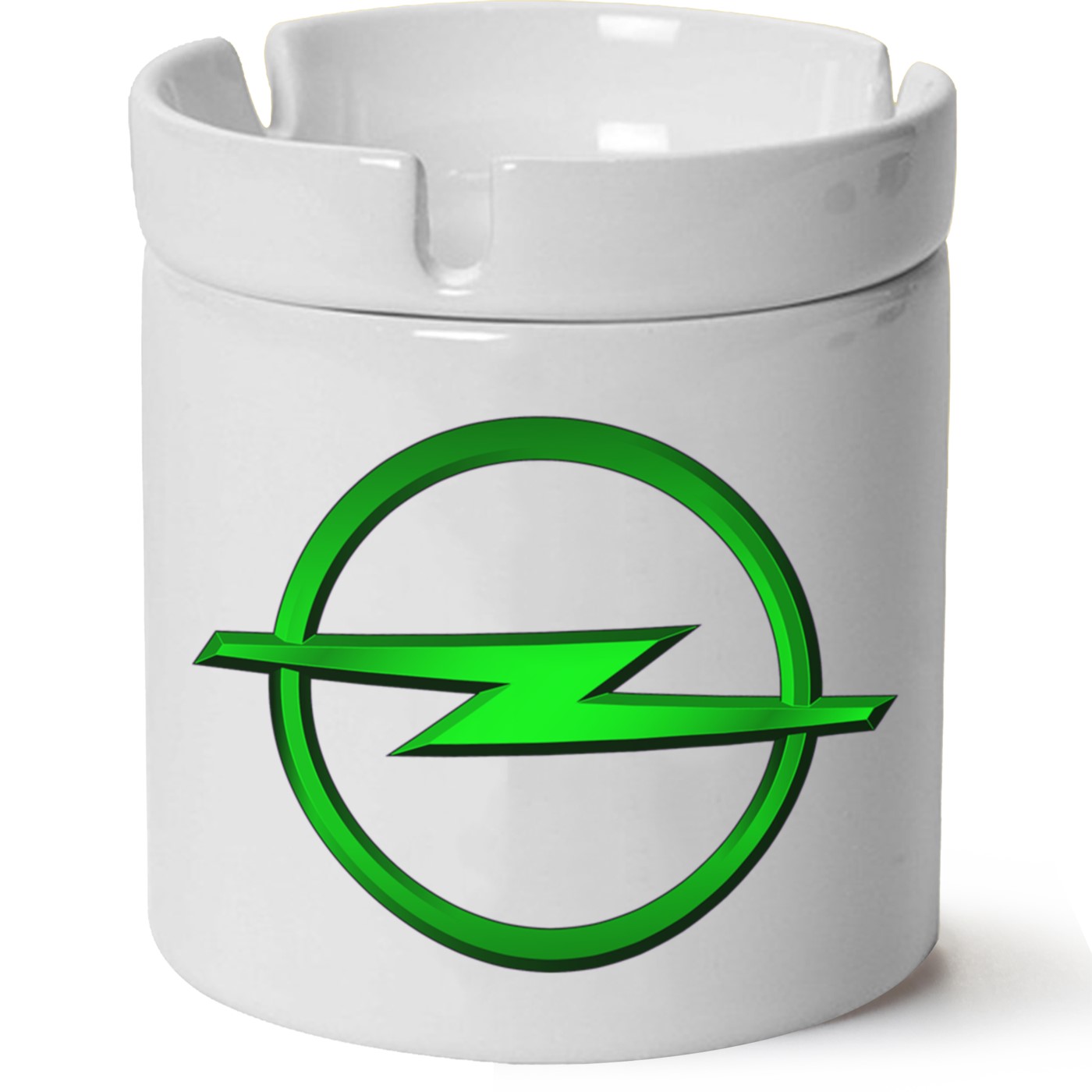 Opel Logo Baskılı Porselen At Söndür Küllük