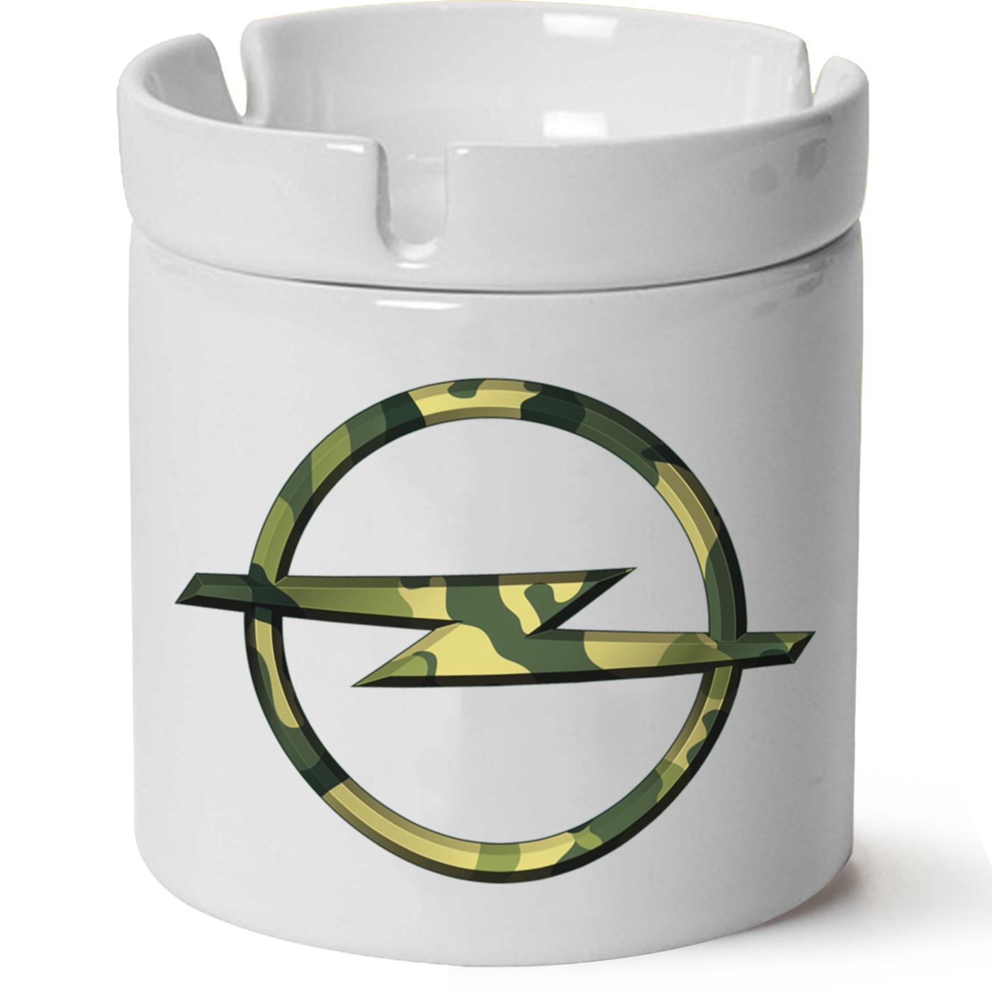 Opel Logo Baskılı Porselen At Söndür Küllük