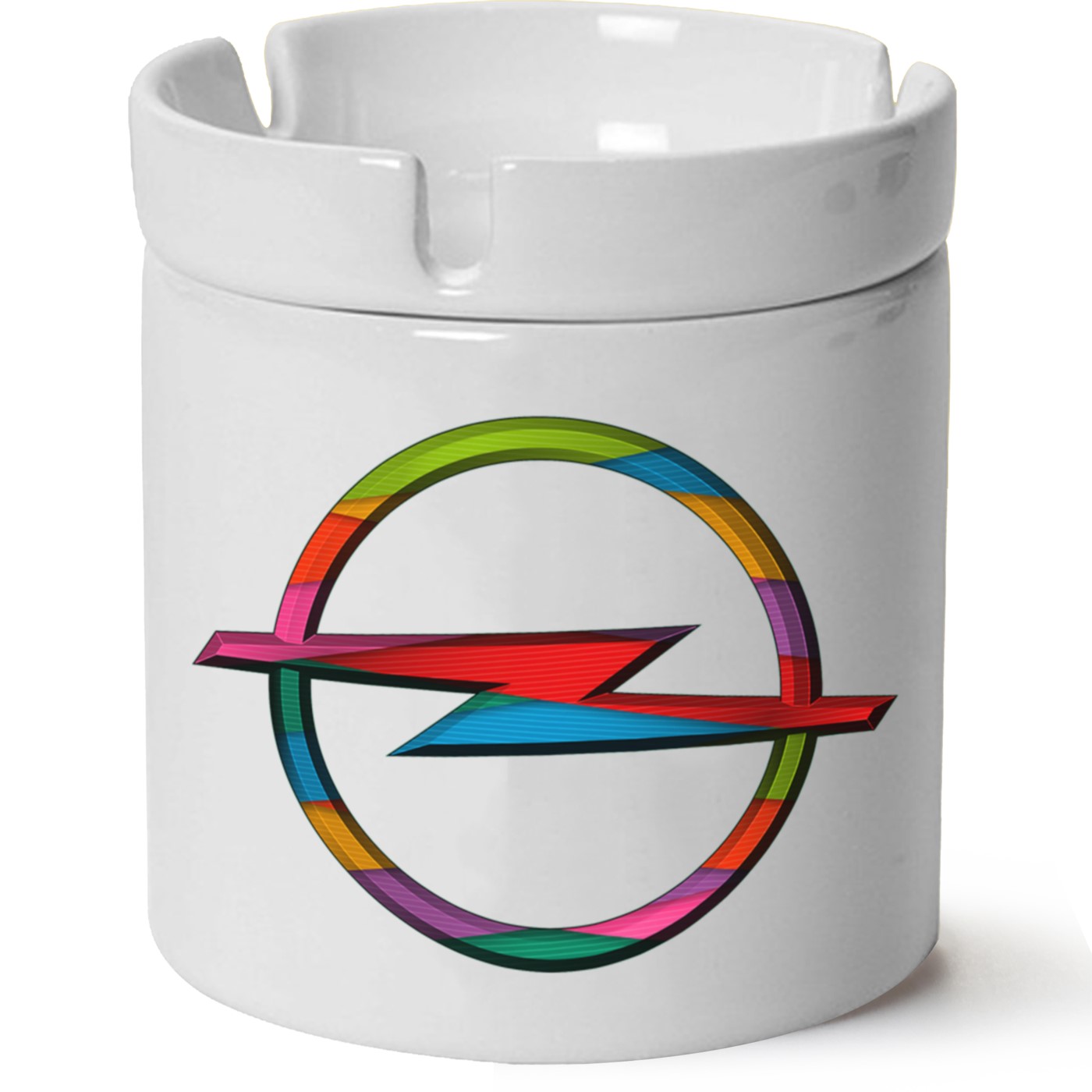 Opel Logo Baskılı Porselen At Söndür Küllük