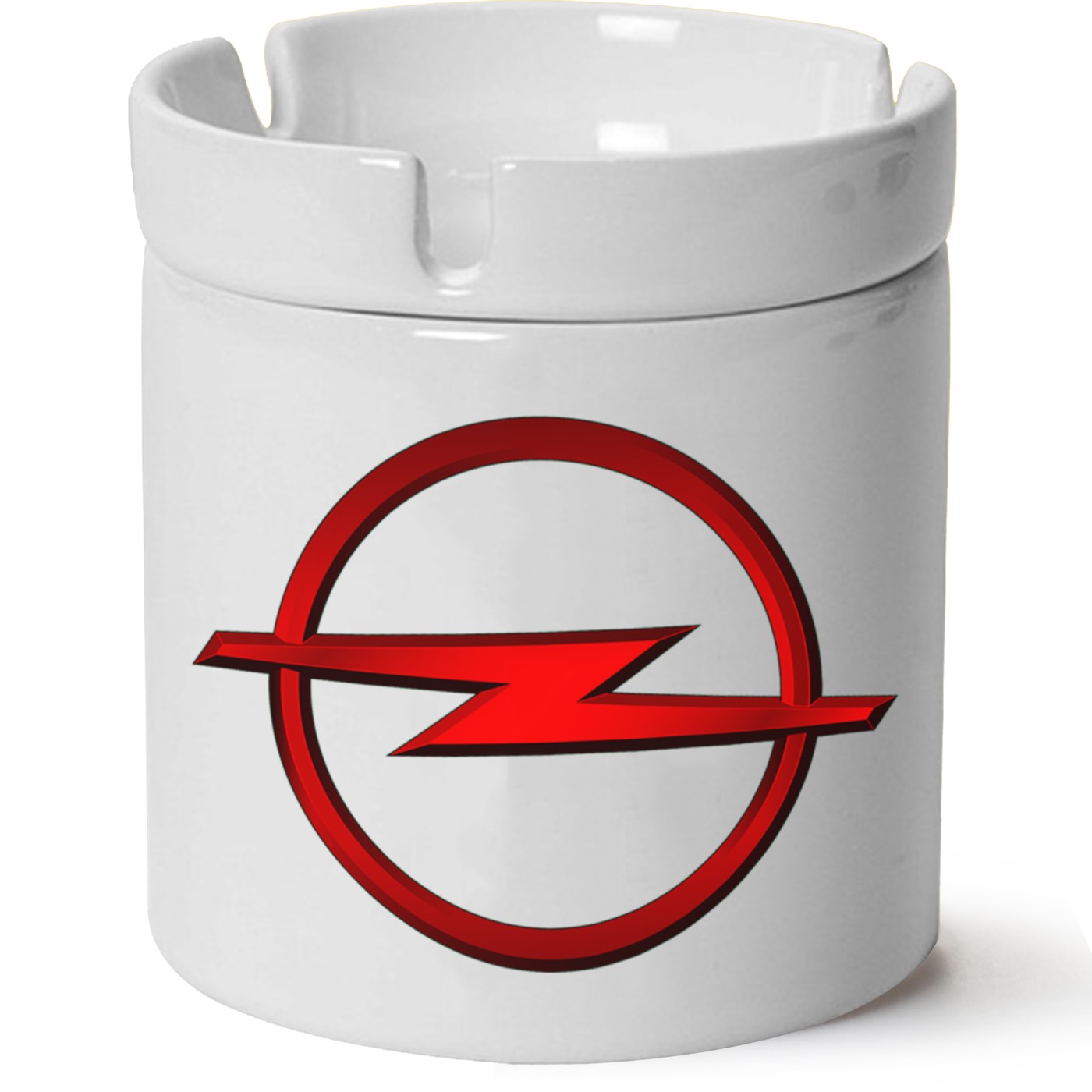 Opel Logo Baskılı Porselen At Söndür Küllük