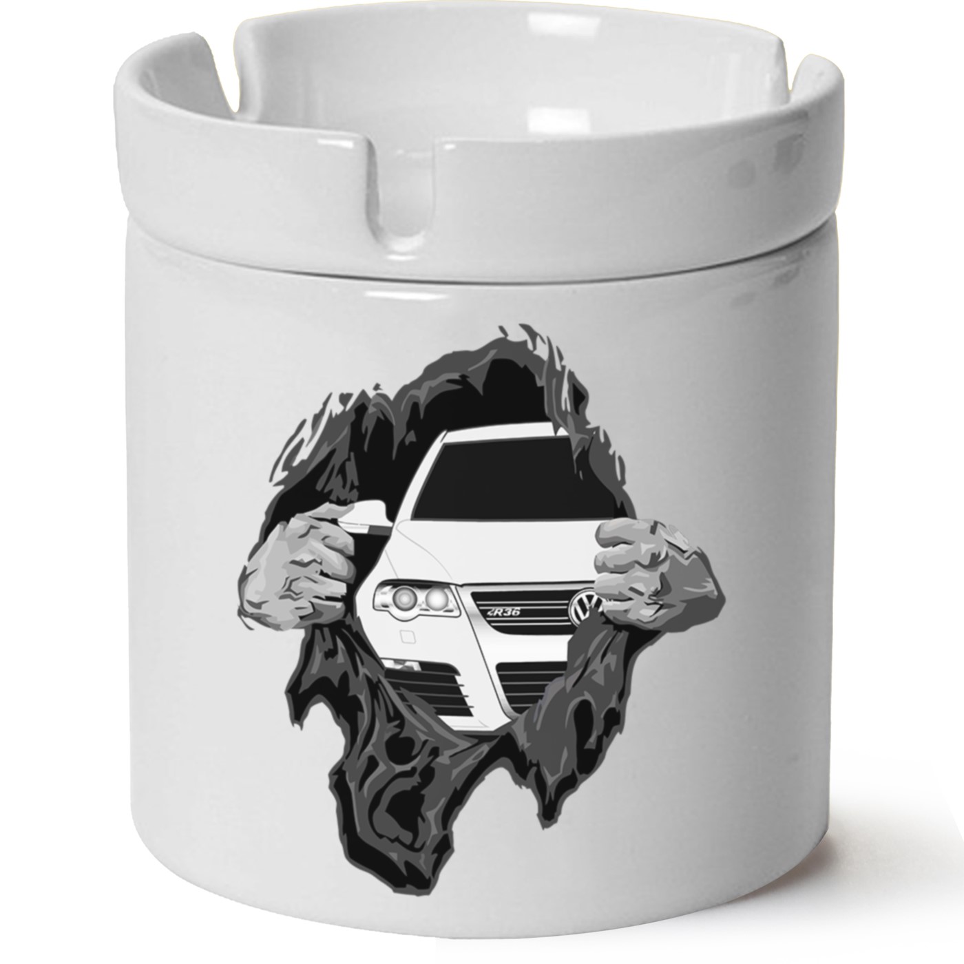 Vw Passat B6 Baskılı Porselen At Söndür Küllük