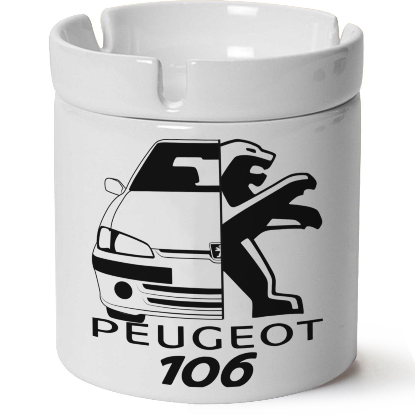 Peugeot 106 Baskılı Porselen At Söndür Küllük