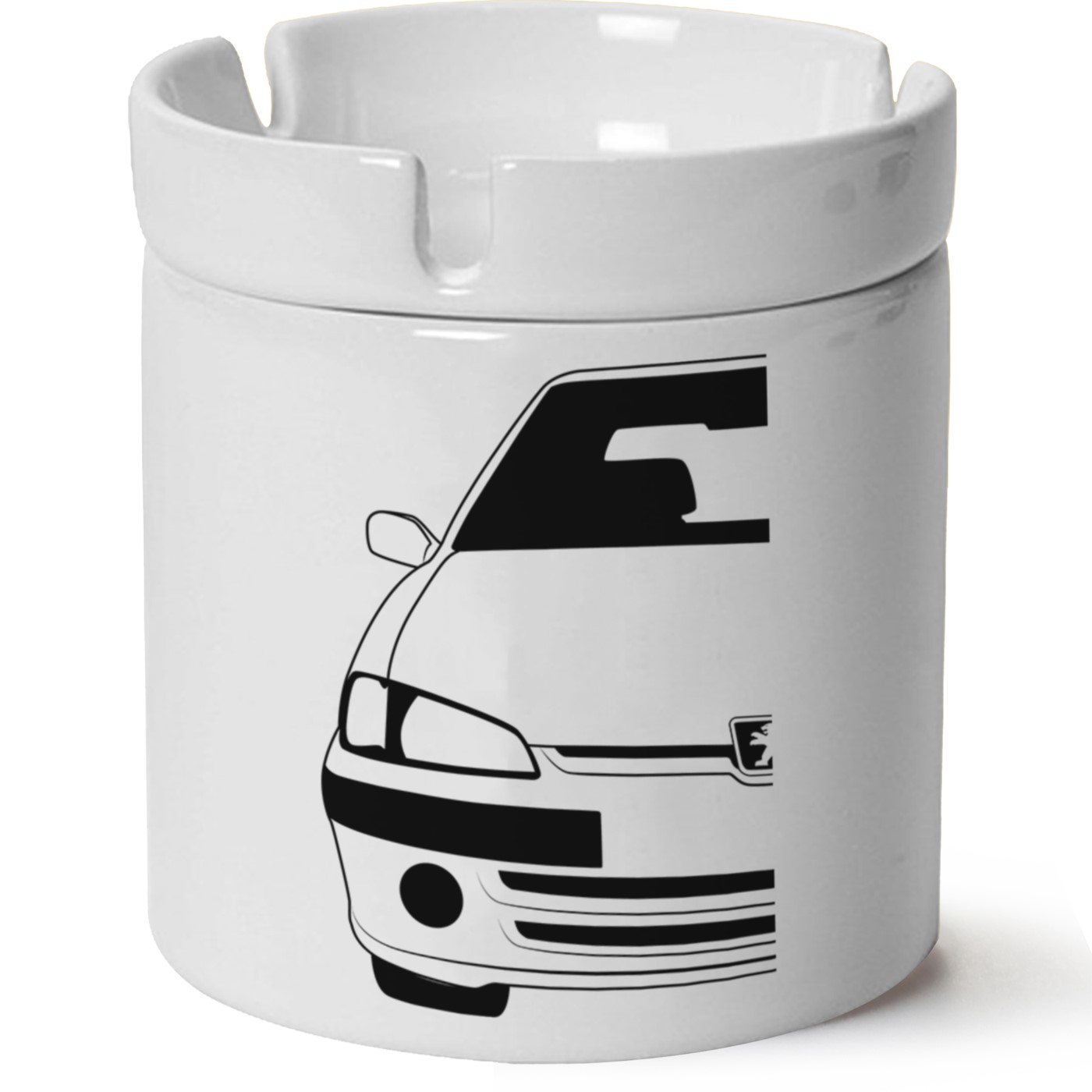 Peugeot 106 Baskılı Porselen At Söndür Küllük