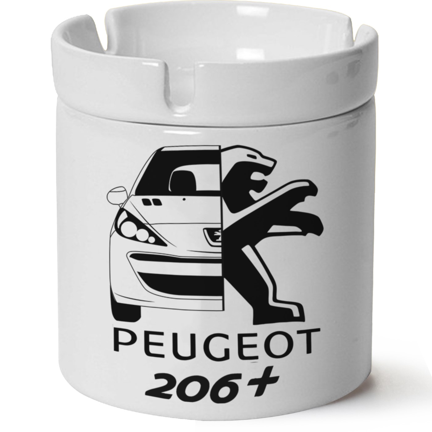 Peugeot 206 Plus Baskılı Porselen At Söndür Küllük