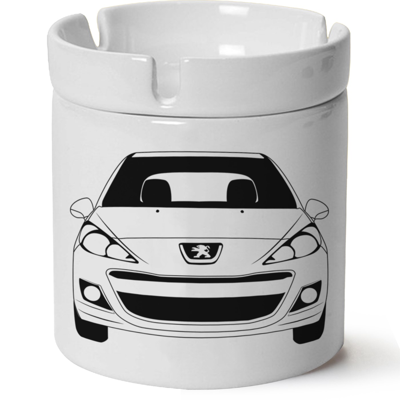 Peugeot 207 Baskılı Porselen At Söndür Küllük