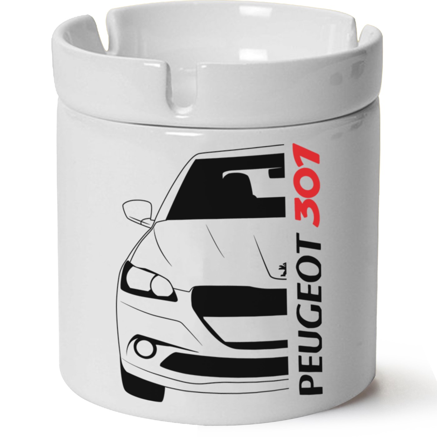 Peugeot 301 Baskılı Porselen At Söndür Küllük