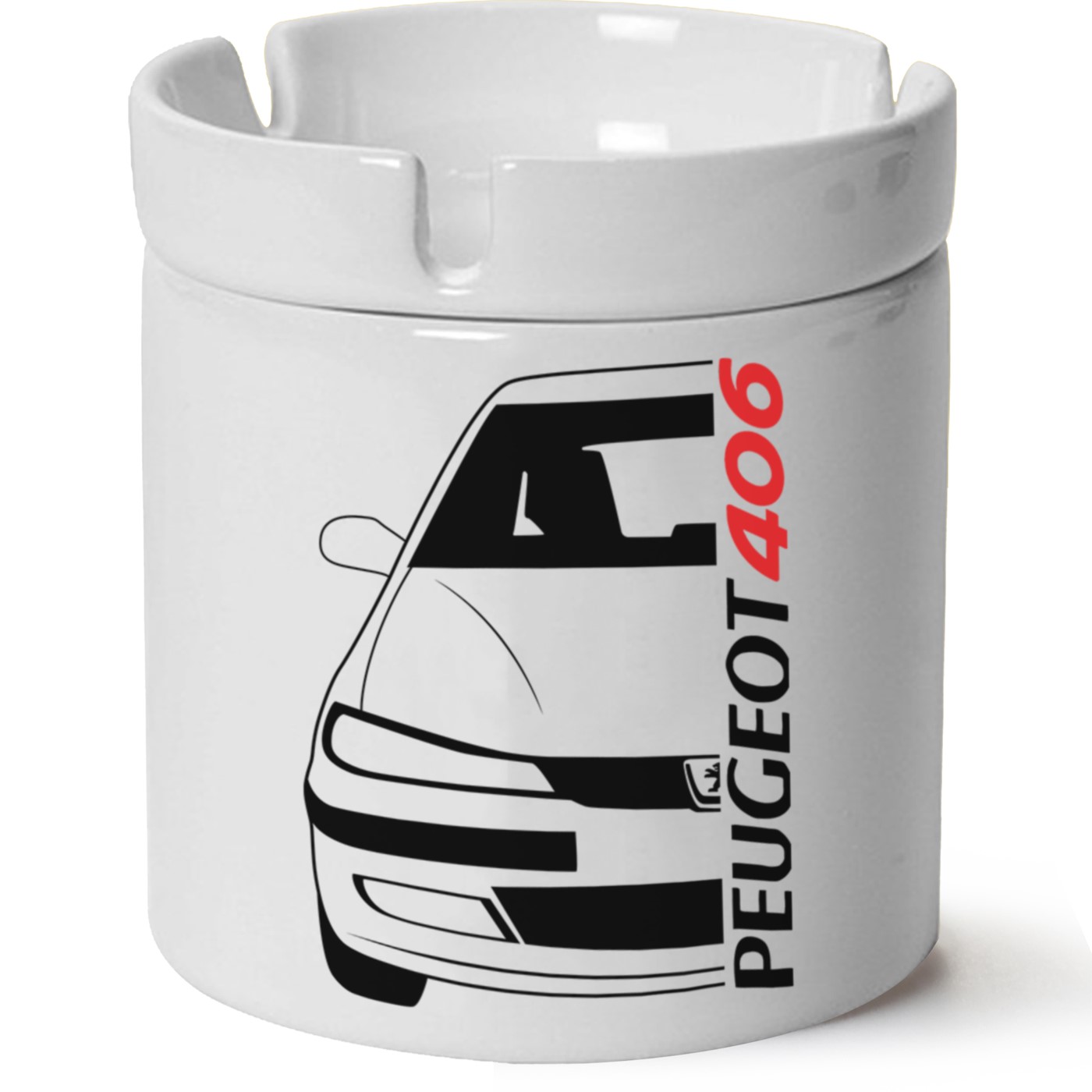 Peugeot 406 Baskılı Porselen At Söndür Küllük