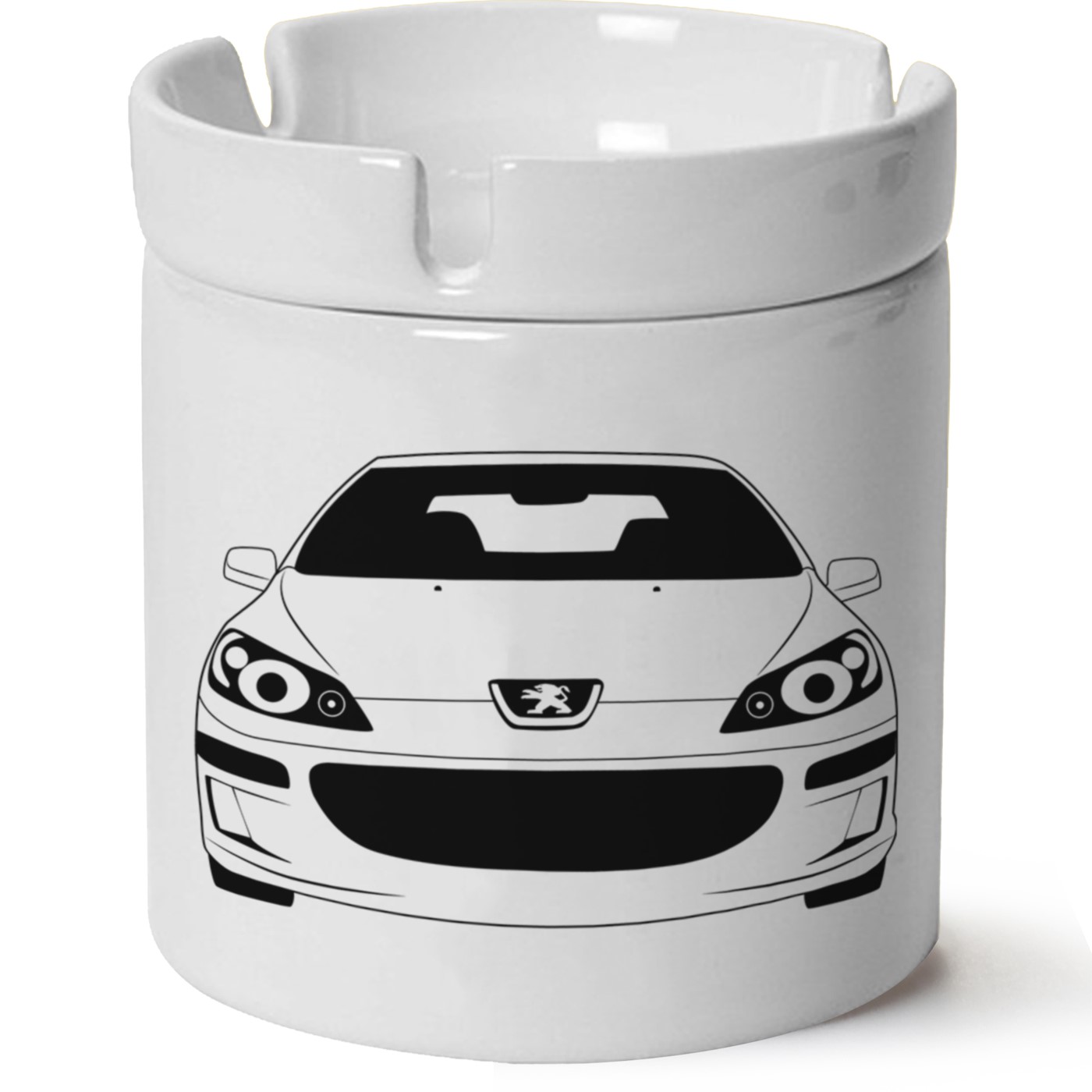 Peugeot 407 Baskılı Porselen At Söndür Küllük