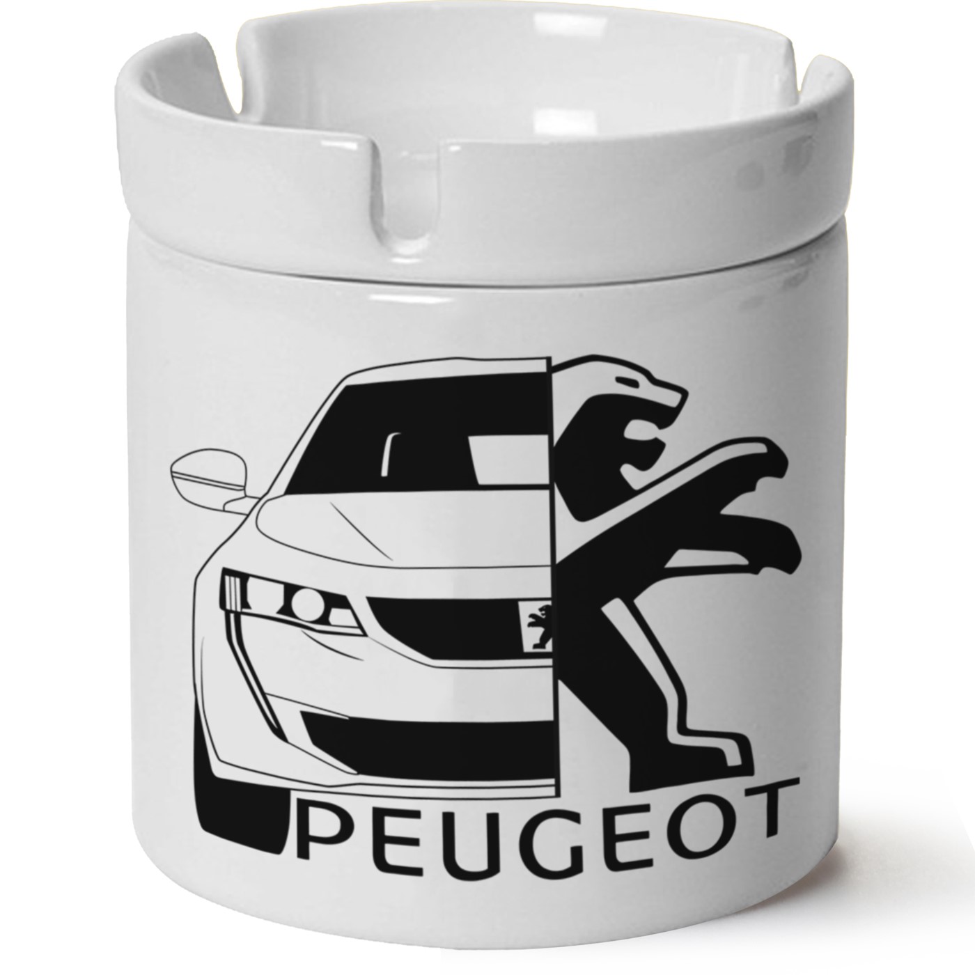 Peugeot 508 Baskılı Porselen At Söndür Küllük