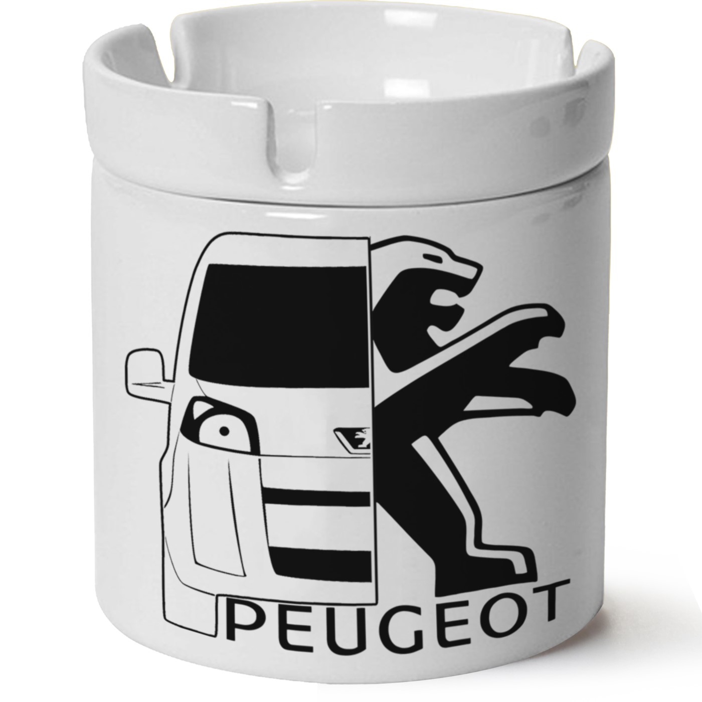 Peugeot Bipper Baskılı Porselen At Söndür Küllük