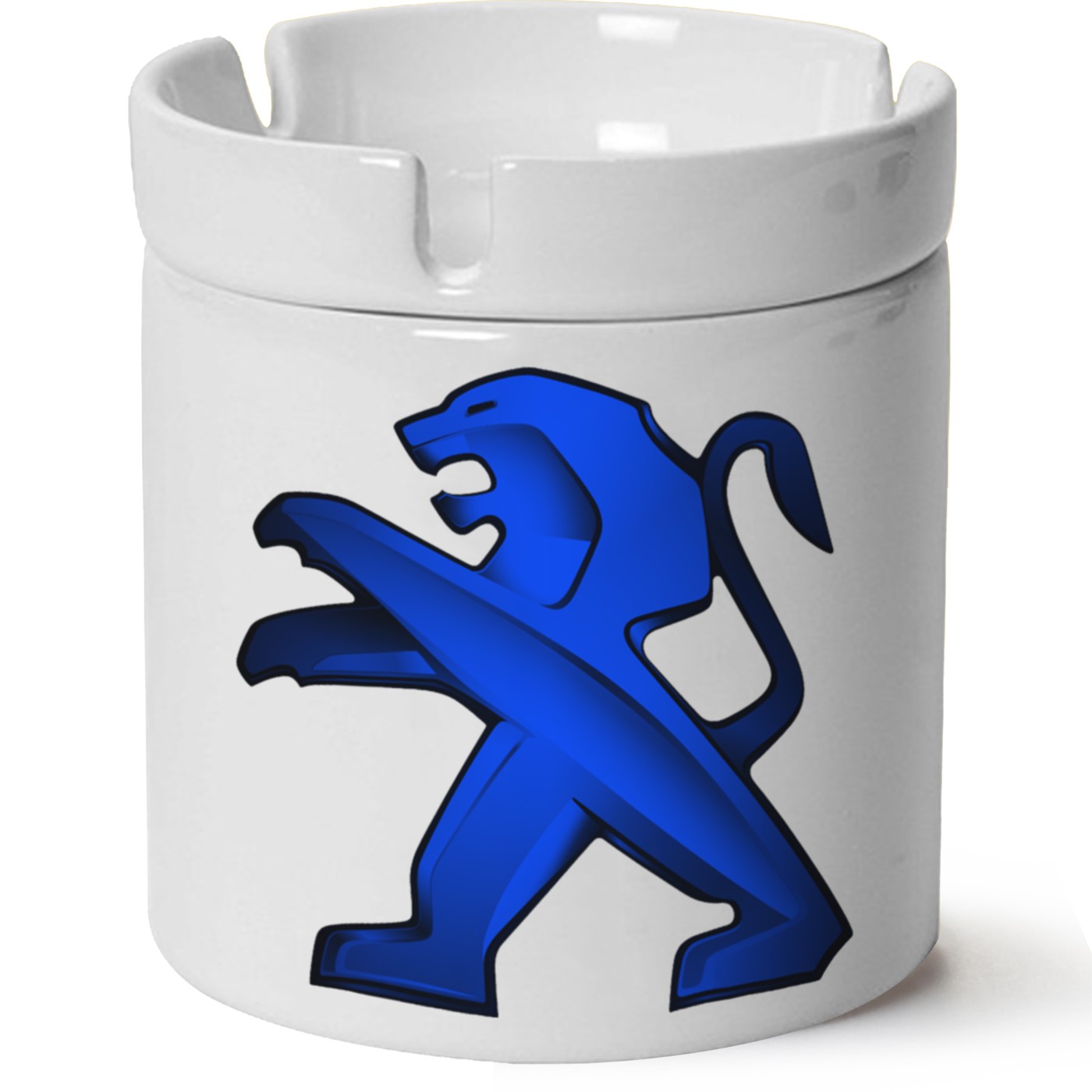 Peugeot Logo Baskılı Porselen At Söndür Küllük