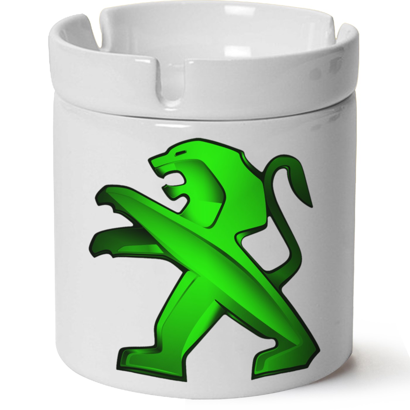 Peugeot Logo Baskılı Porselen At Söndür Küllük