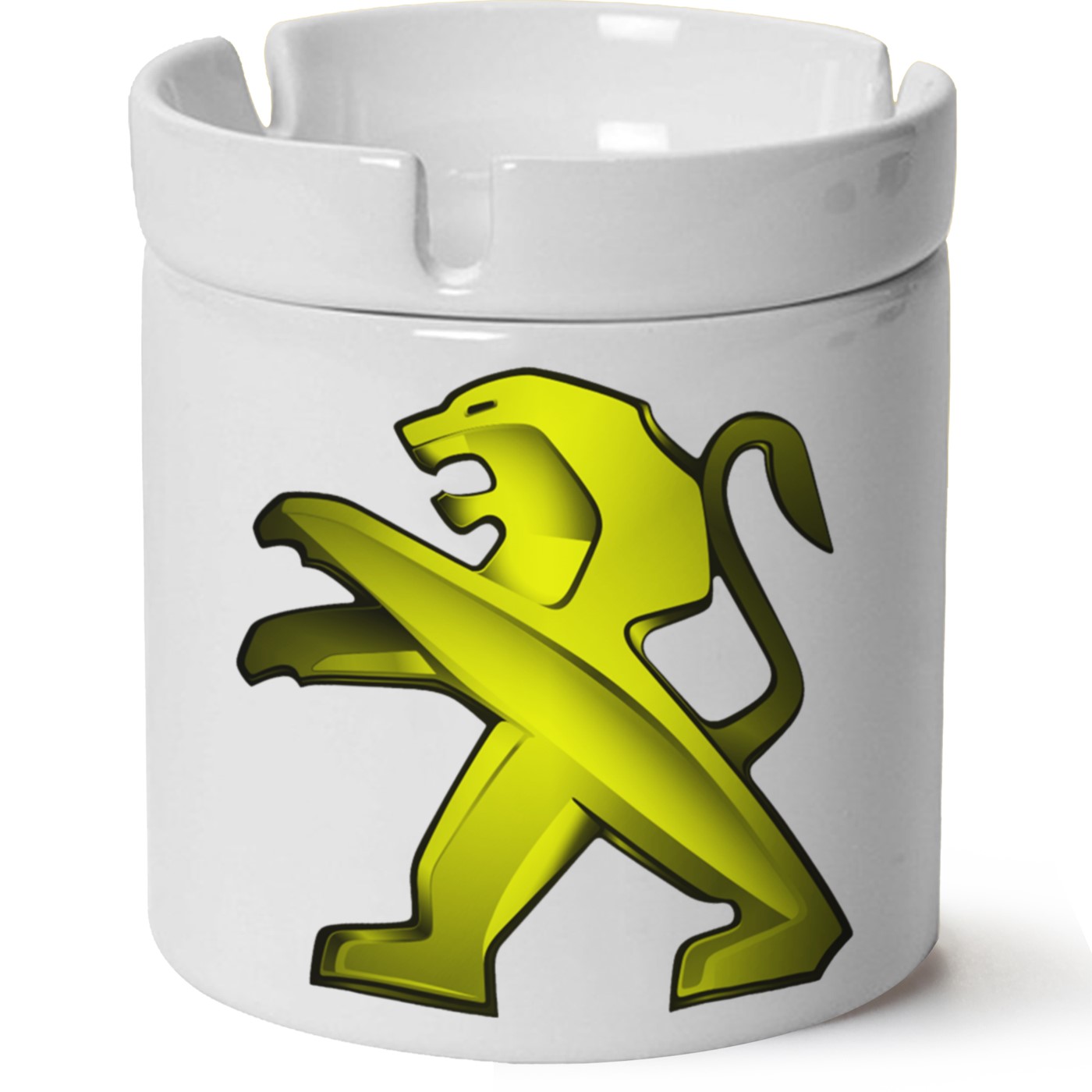 Peugeot Logo Baskılı Porselen At Söndür Küllük