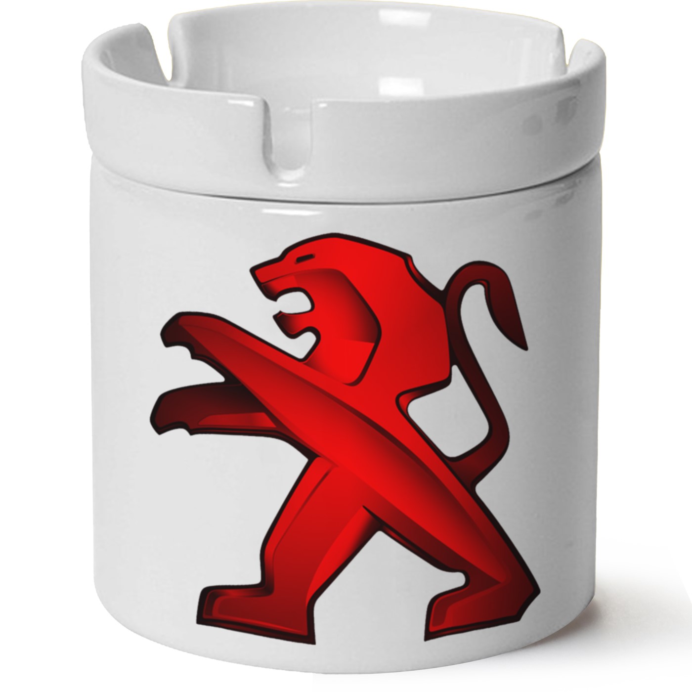 Peugeot Logo Baskılı Porselen At Söndür Küllük