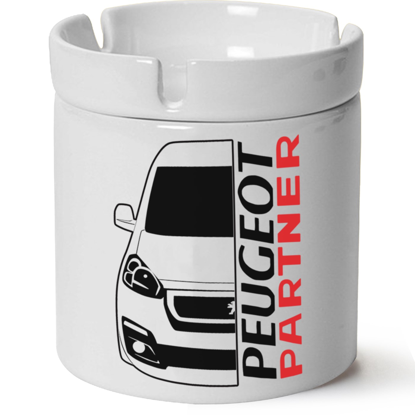 Peugeot Partner Baskılı Porselen At Söndür Küllük