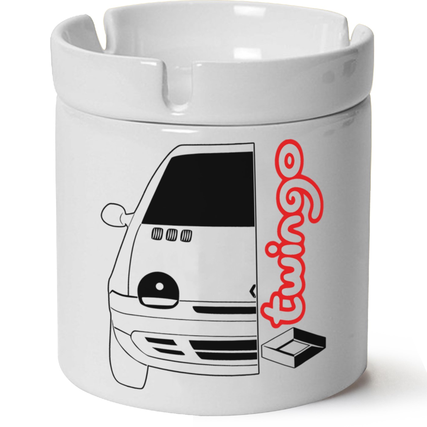 Renault twingo Baskılı Porselen At Söndür Küllük