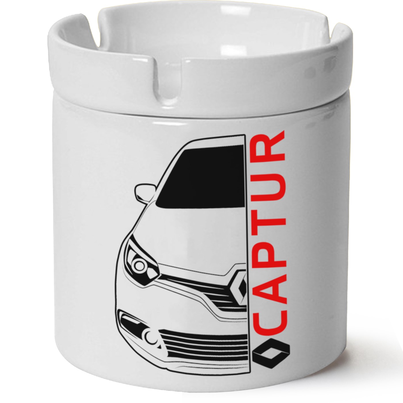 Renault Captur Baskılı Porselen At Söndür Küllük