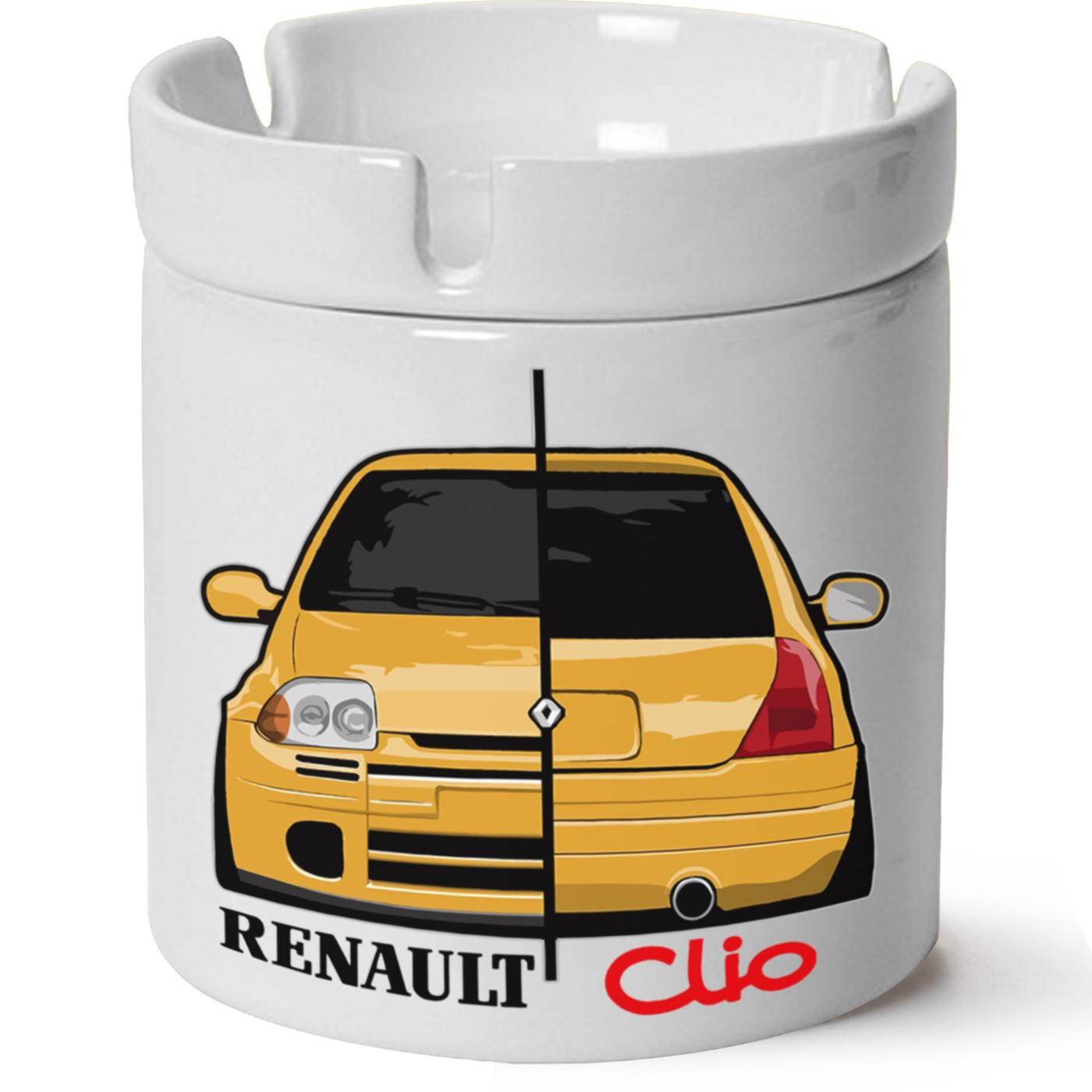 Renault Clio 1 Baskılı Porselen At Söndür Küllük